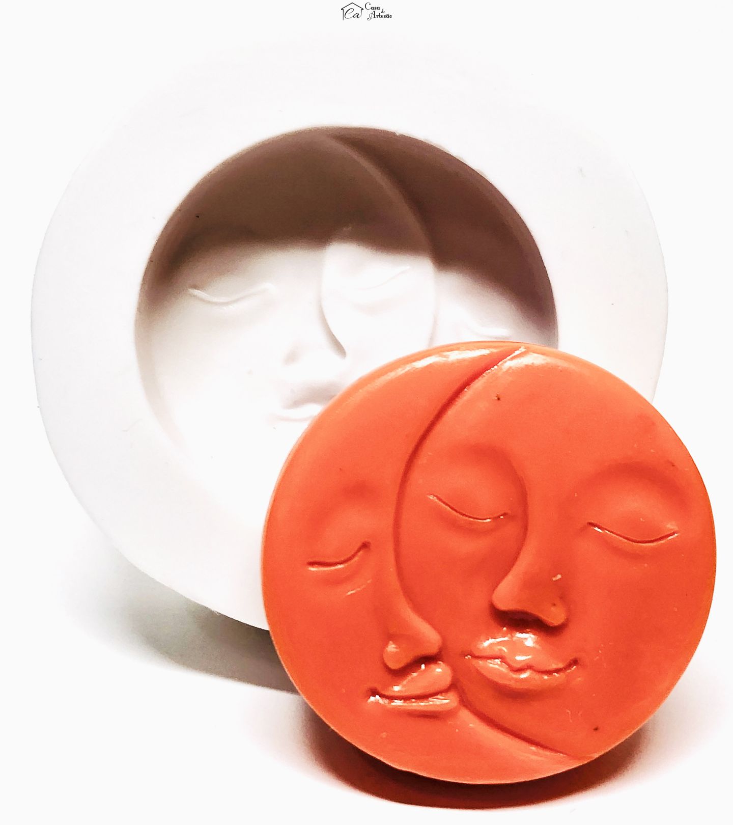Molde de silicone - Sol e Lua