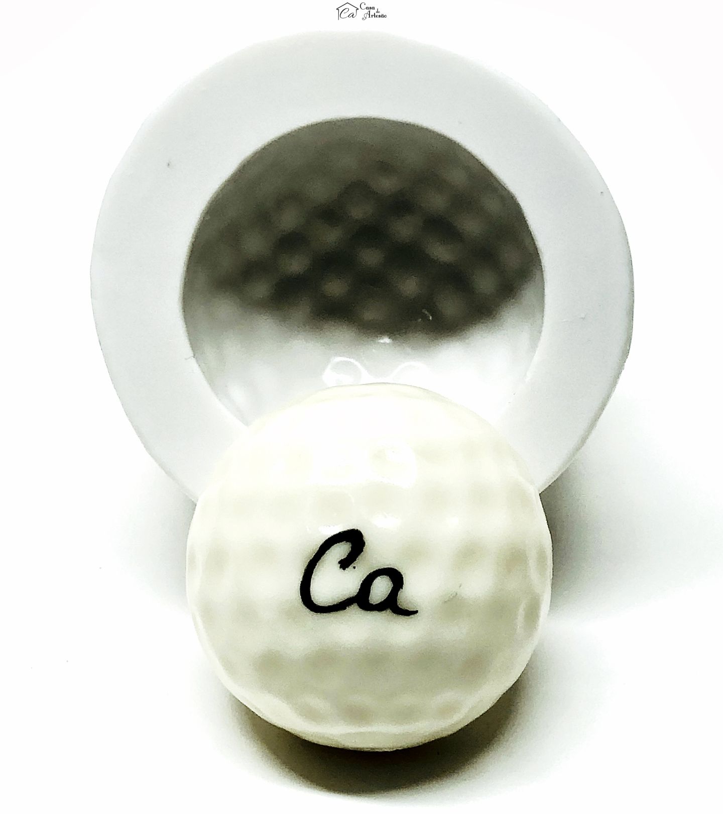 Molde de silicone - Golfe - Bola - Grande - P1050