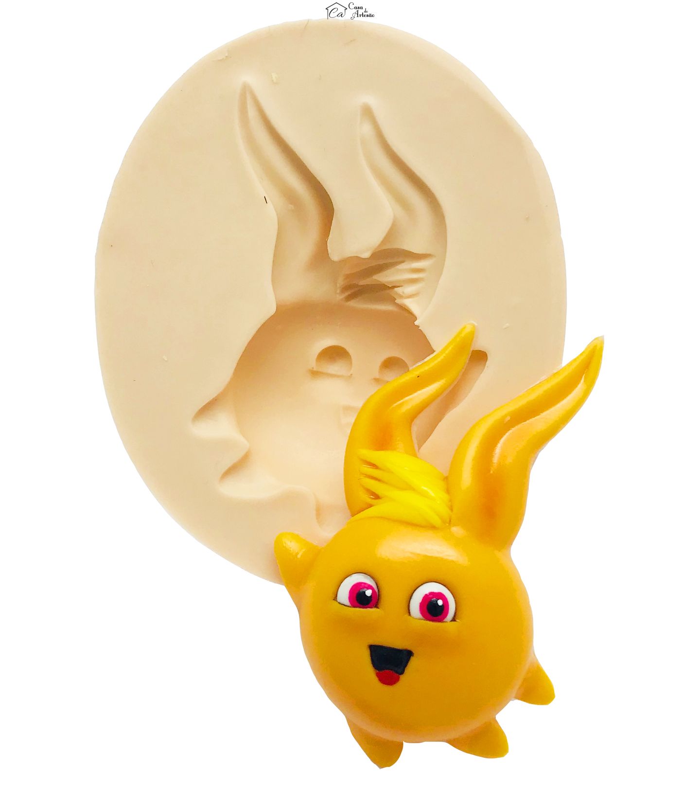 Molde de silicone - Sunny Bunnies - Rosto Turbo - Medio - P455