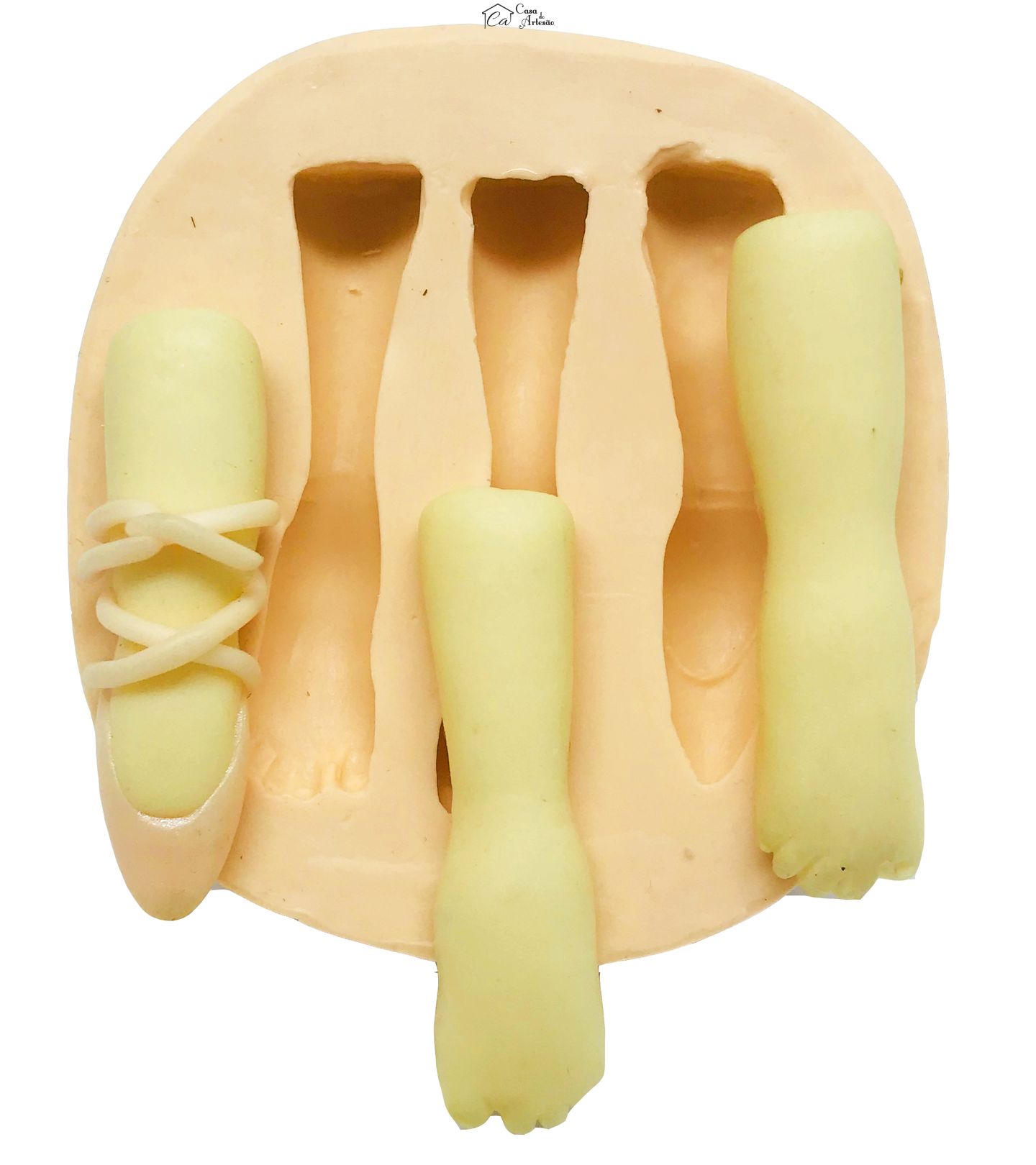 Molde de silicone - Pernas e Pés