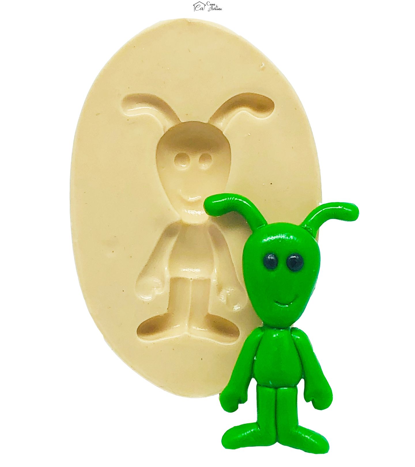 Molde de silicone - Astronauta - E.T. - Medio - P800