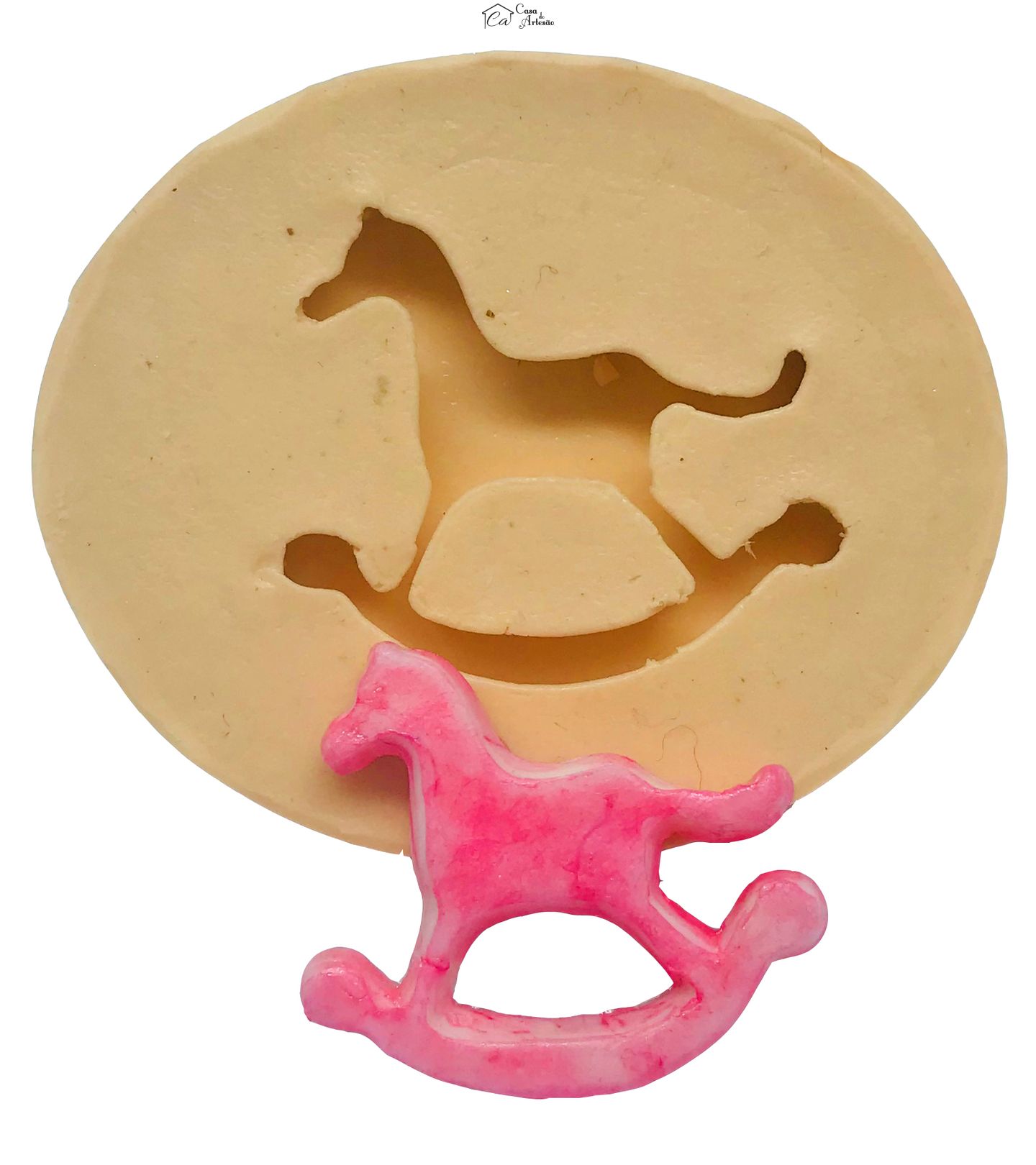 Molde de silicone - Cavalo Balanço Medio