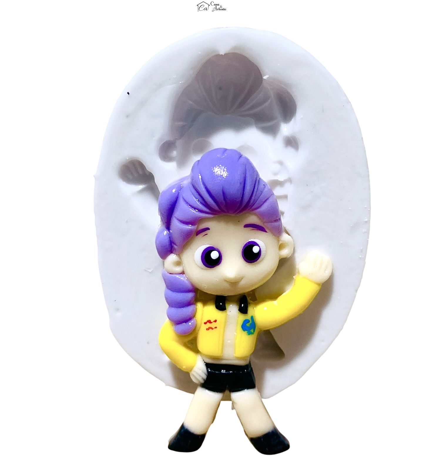 Molde de silicone - Guerreiras do K-Pop - Rumi - Pequena - P1261