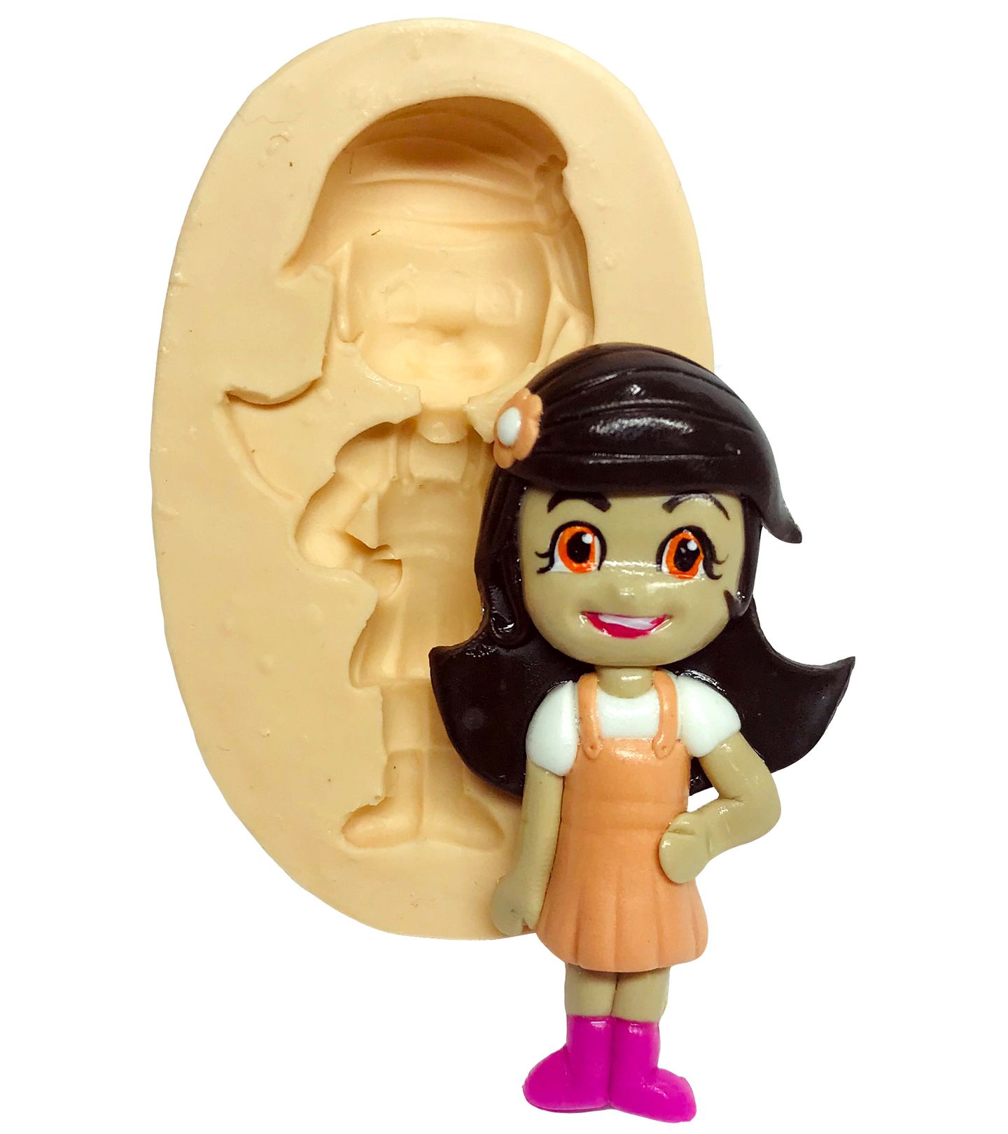 Moranguinho - Laranjinha - Boneca Grande - P514