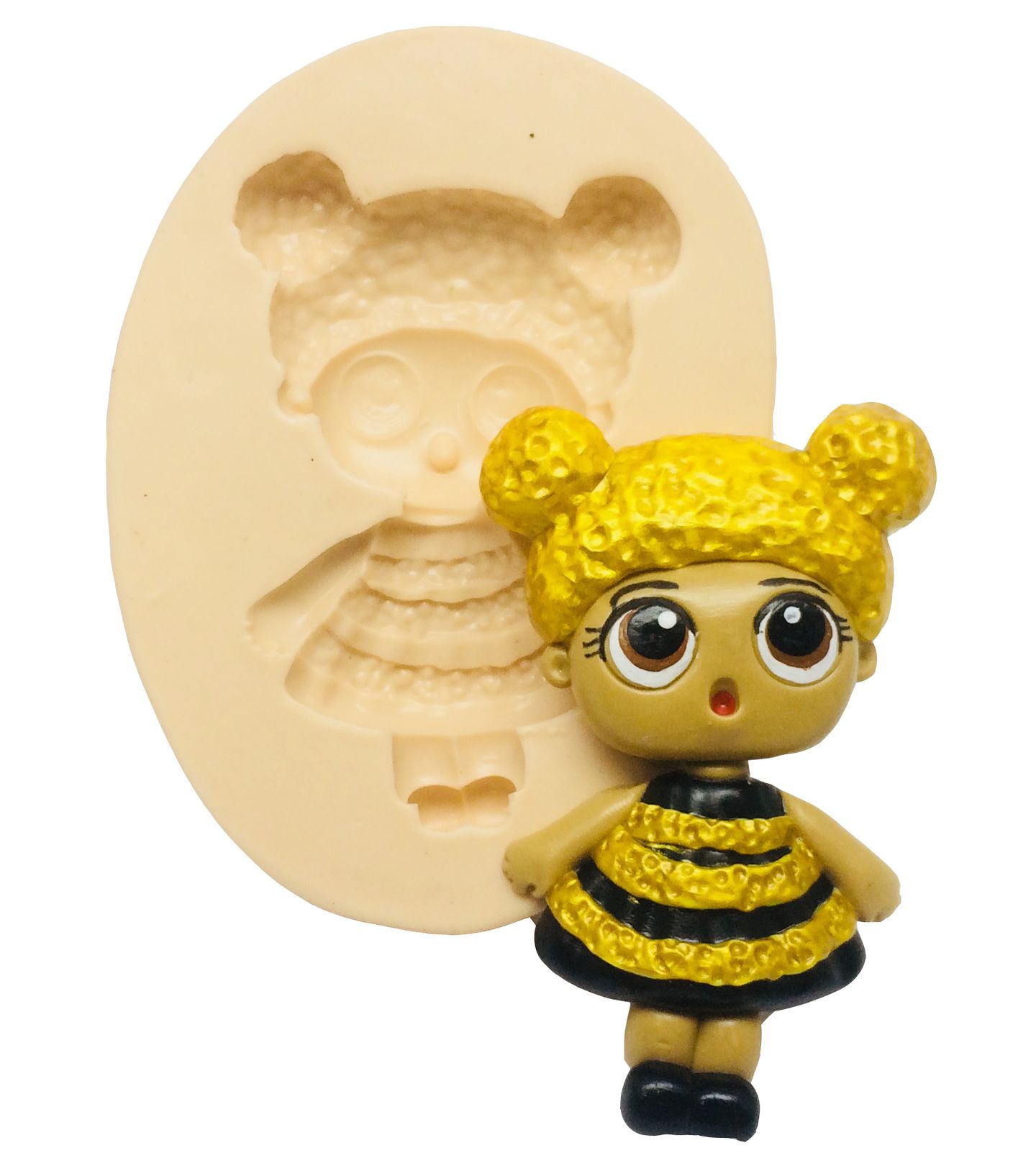 Molde de silicone - Boneca Lol - Queen Bee - Grande - P333