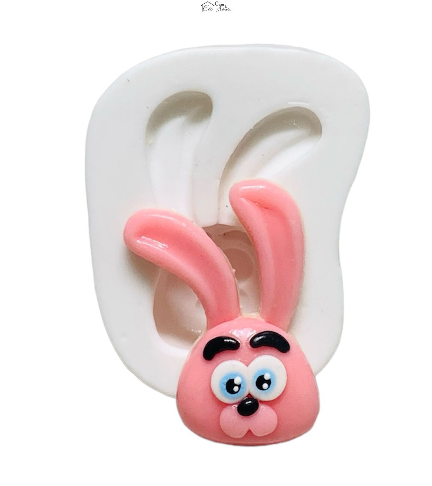 Molde de silicone - Jose Comilao - Rosto Coelho Obi - Medio - P1238
