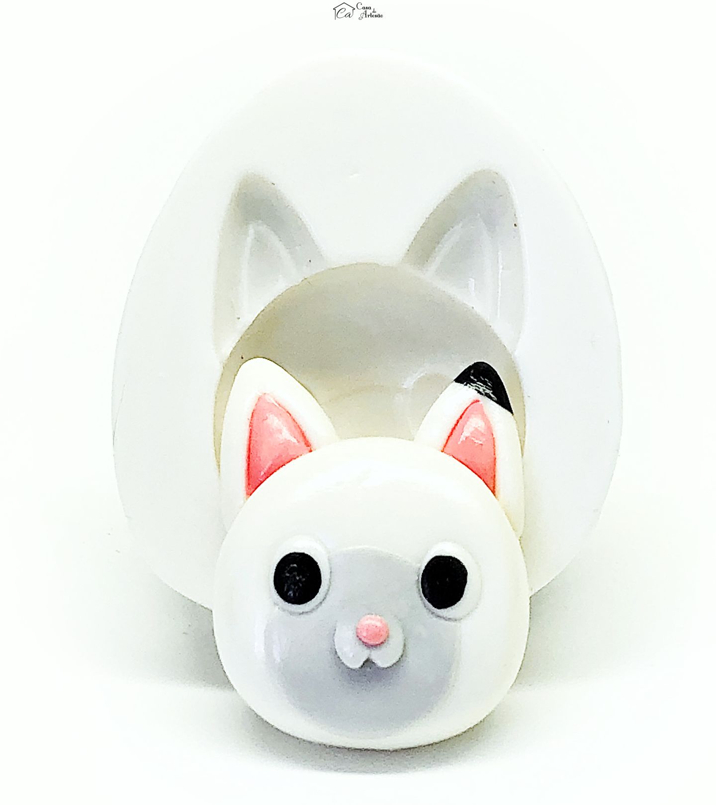 Molde de silicone - A Casa Magica da Gabby - Rosto Pandy Paws - Grande - P1114