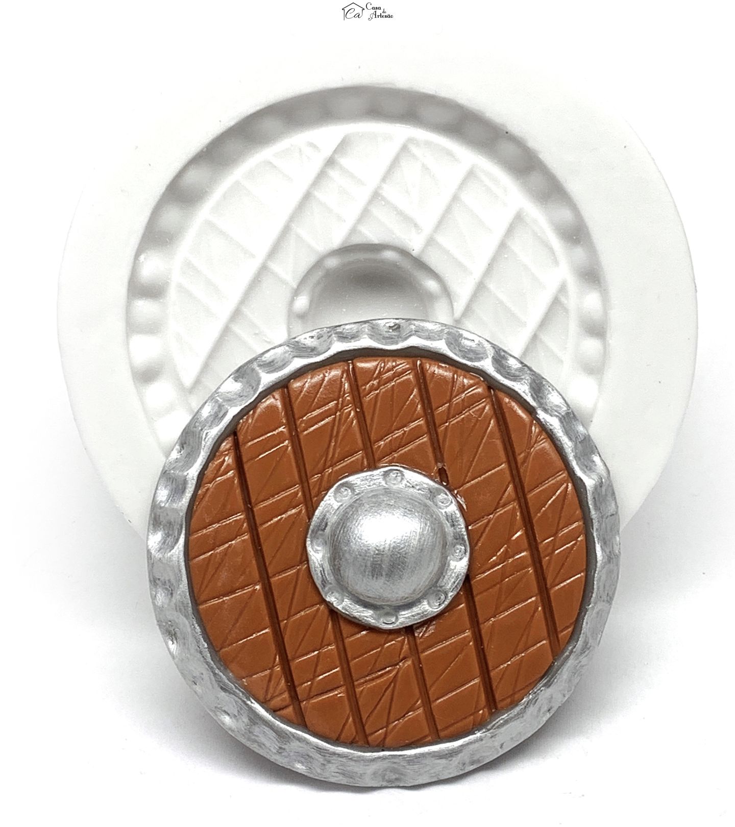 Molde de silicone - Vikings - Escudo - Grande - P1188