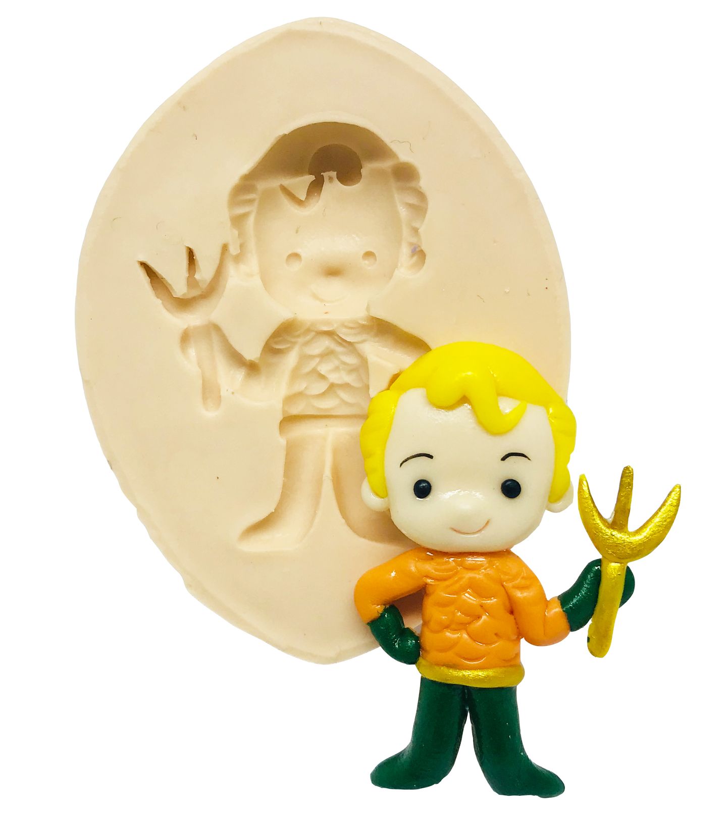 Liga da Justiça - Fofinhos - Aquaman - Medio - P506