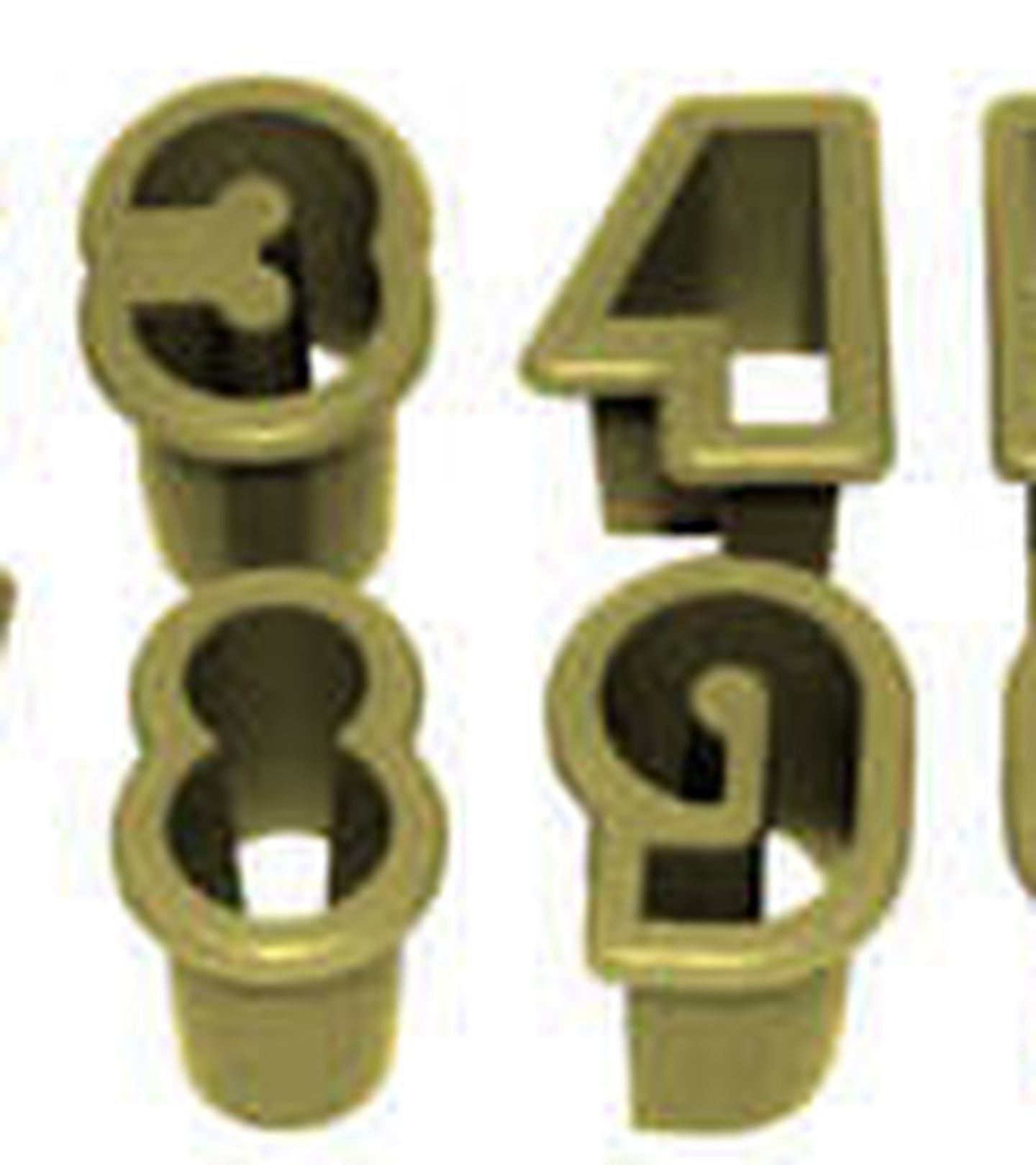 Cortador Blue Star - Numeros - 3,5 cm - Cod.8404