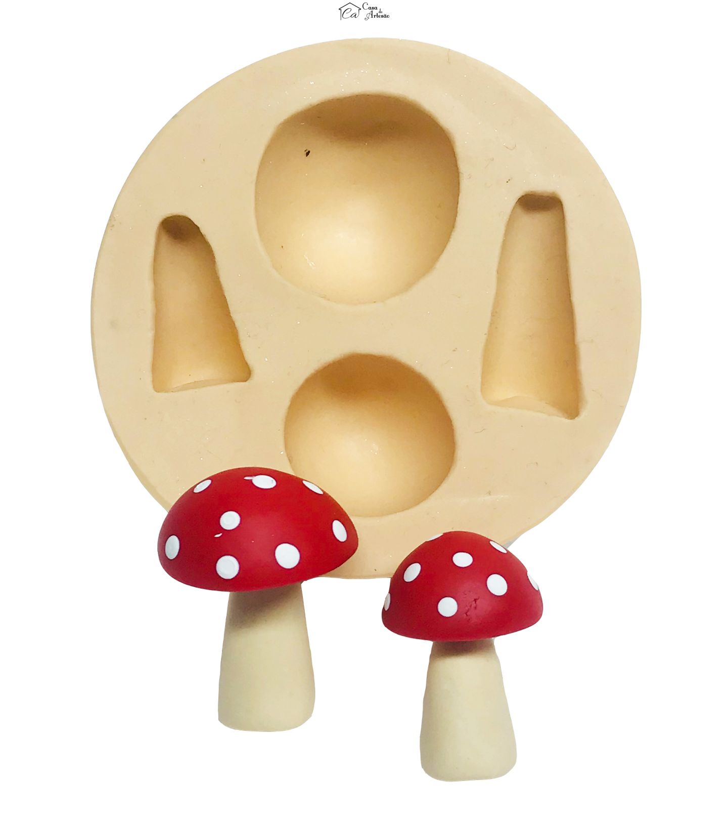 Molde de silicone - Cogumelos (2)