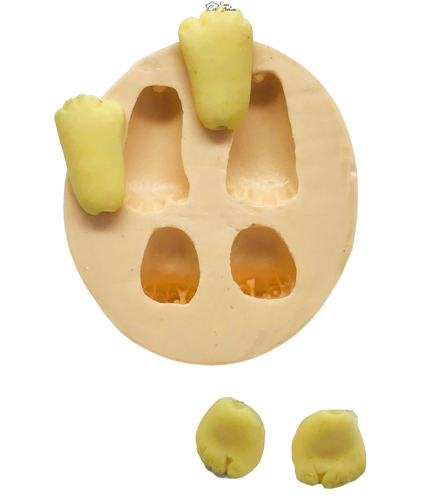 Molde de silicone - Pés