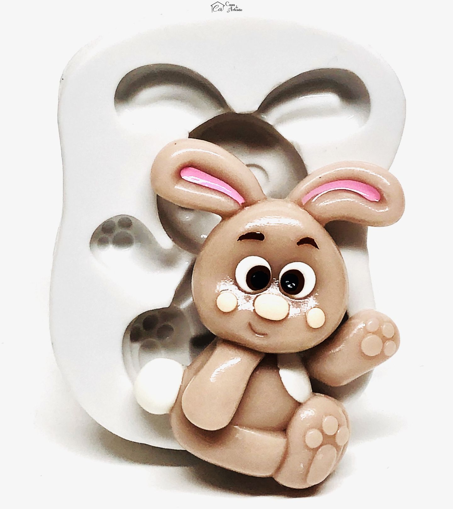 Molde de silicone - Coelho - Grande - P1075