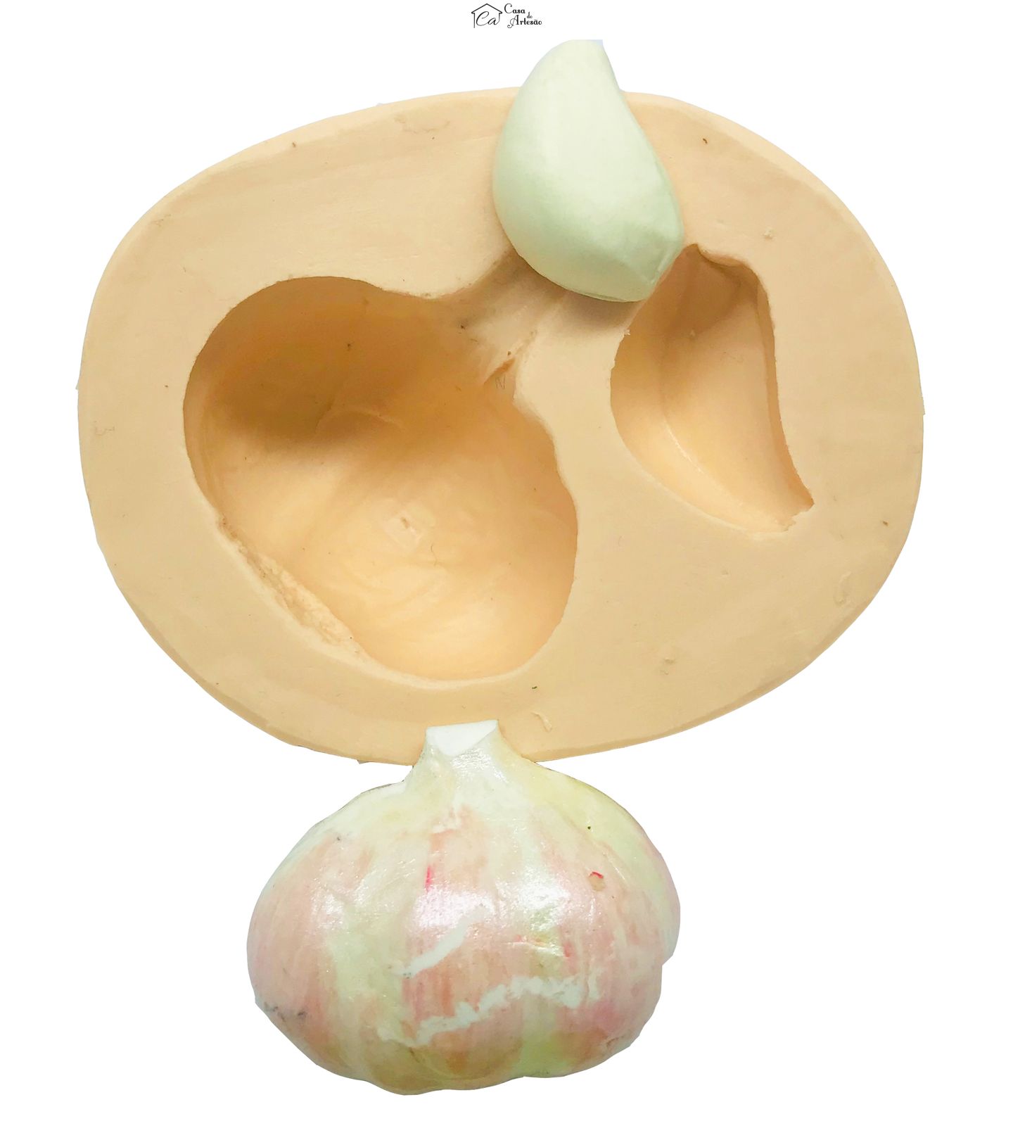 Molde de silicone - Alho Grande