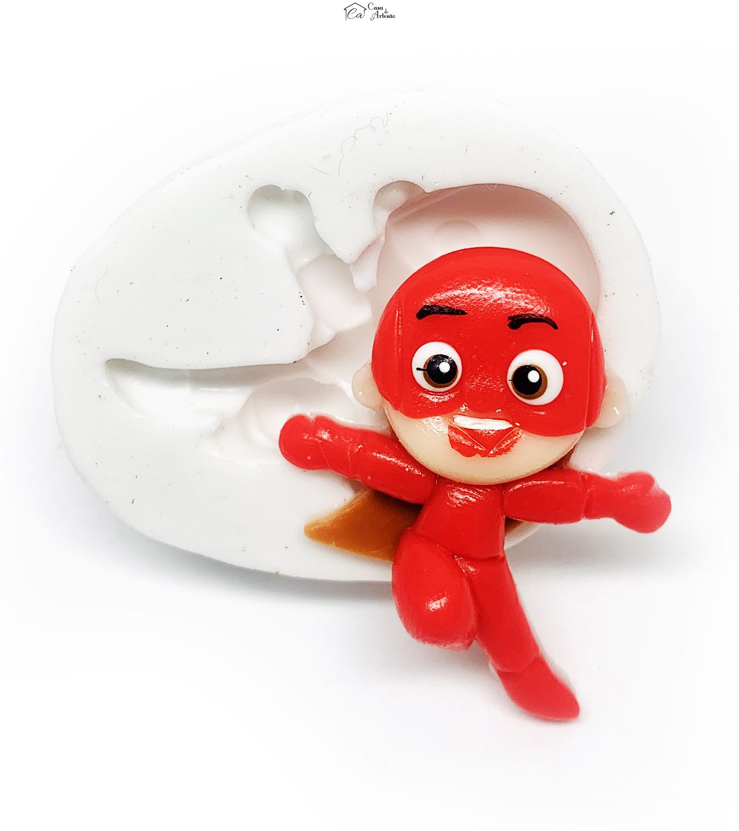 Molde de silicone - Os Aventureiros - Aventureiro Vermelho - Medio - P1210