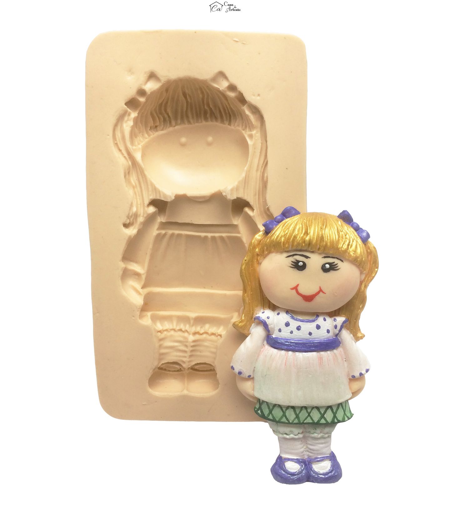 Molde de silicone - Menina - P137