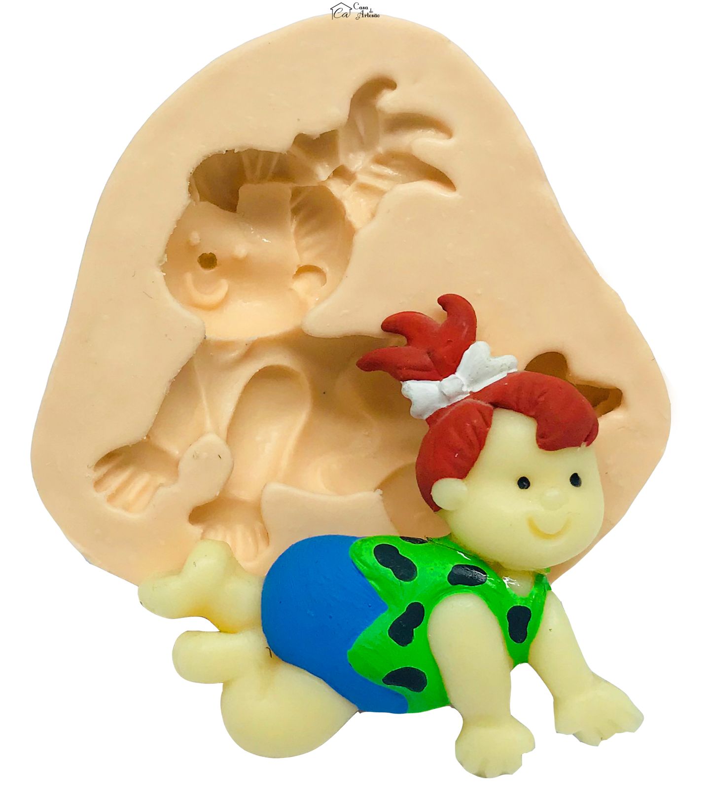 Molde de silicone - Flintstones - Pedrita - P86