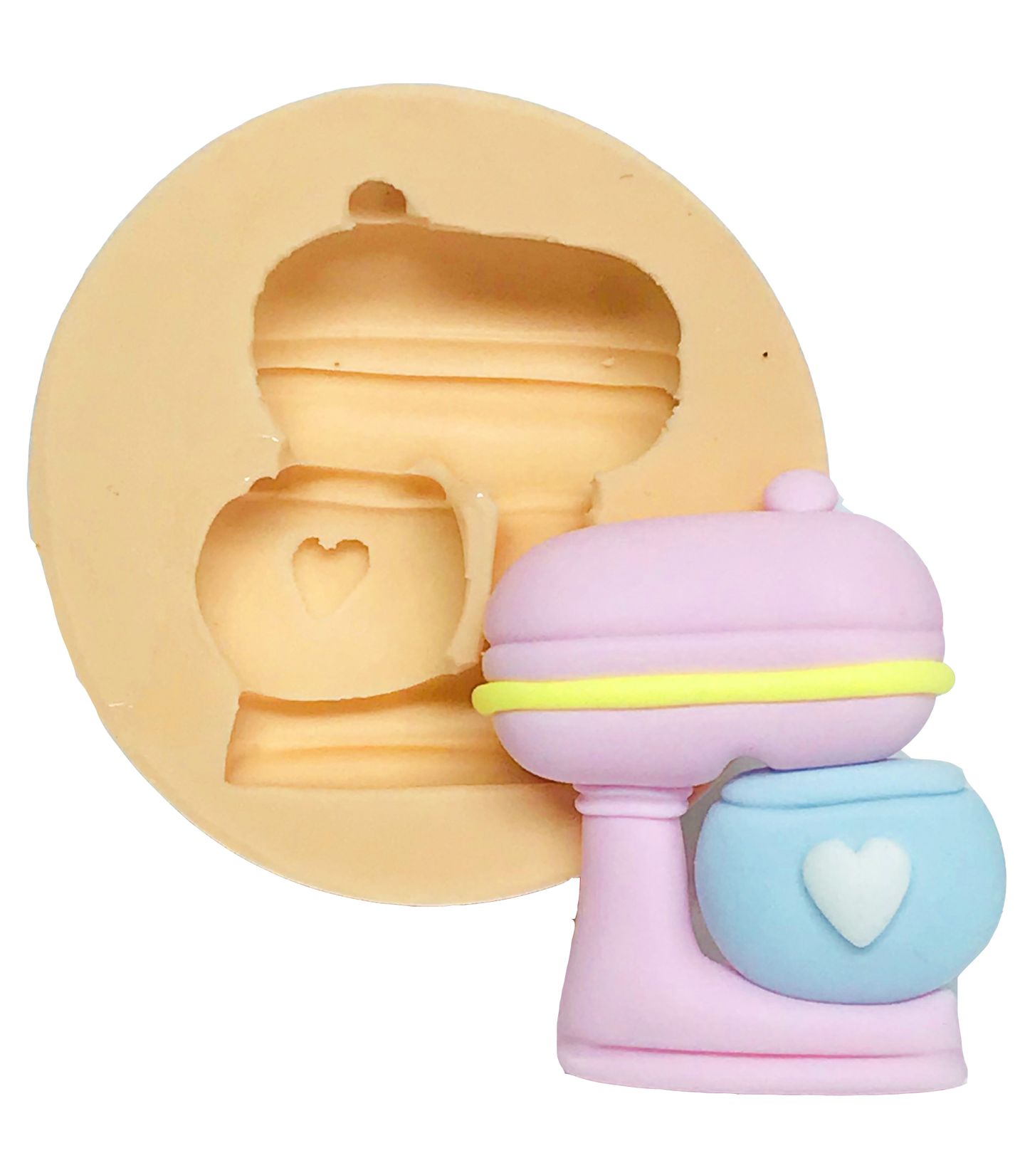 Molde de silicone - Utensilios de Cozinha - Batedeira - Media - P534