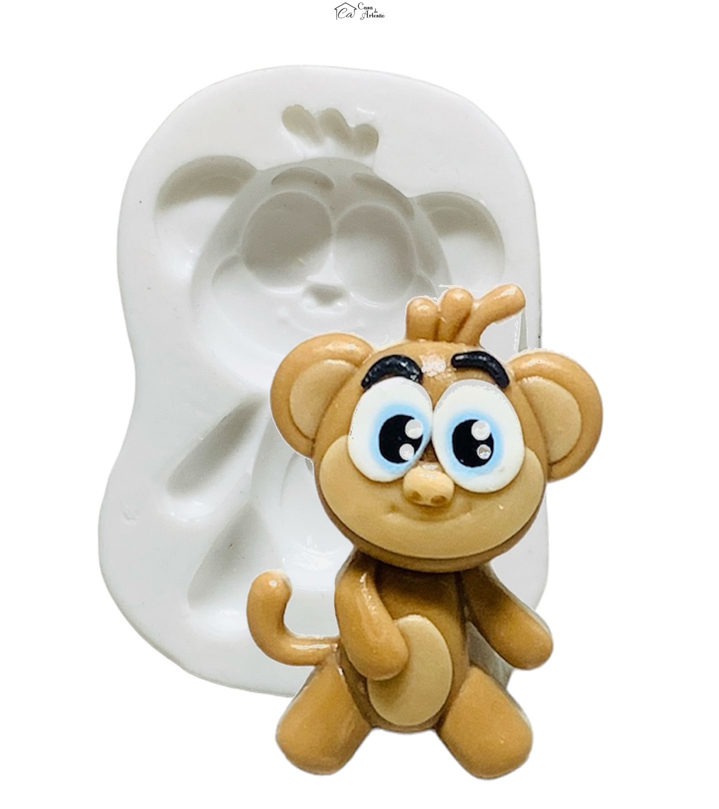 Molde de silicone - Jose Comilao - Macaquinho Kim - Medio - P1238