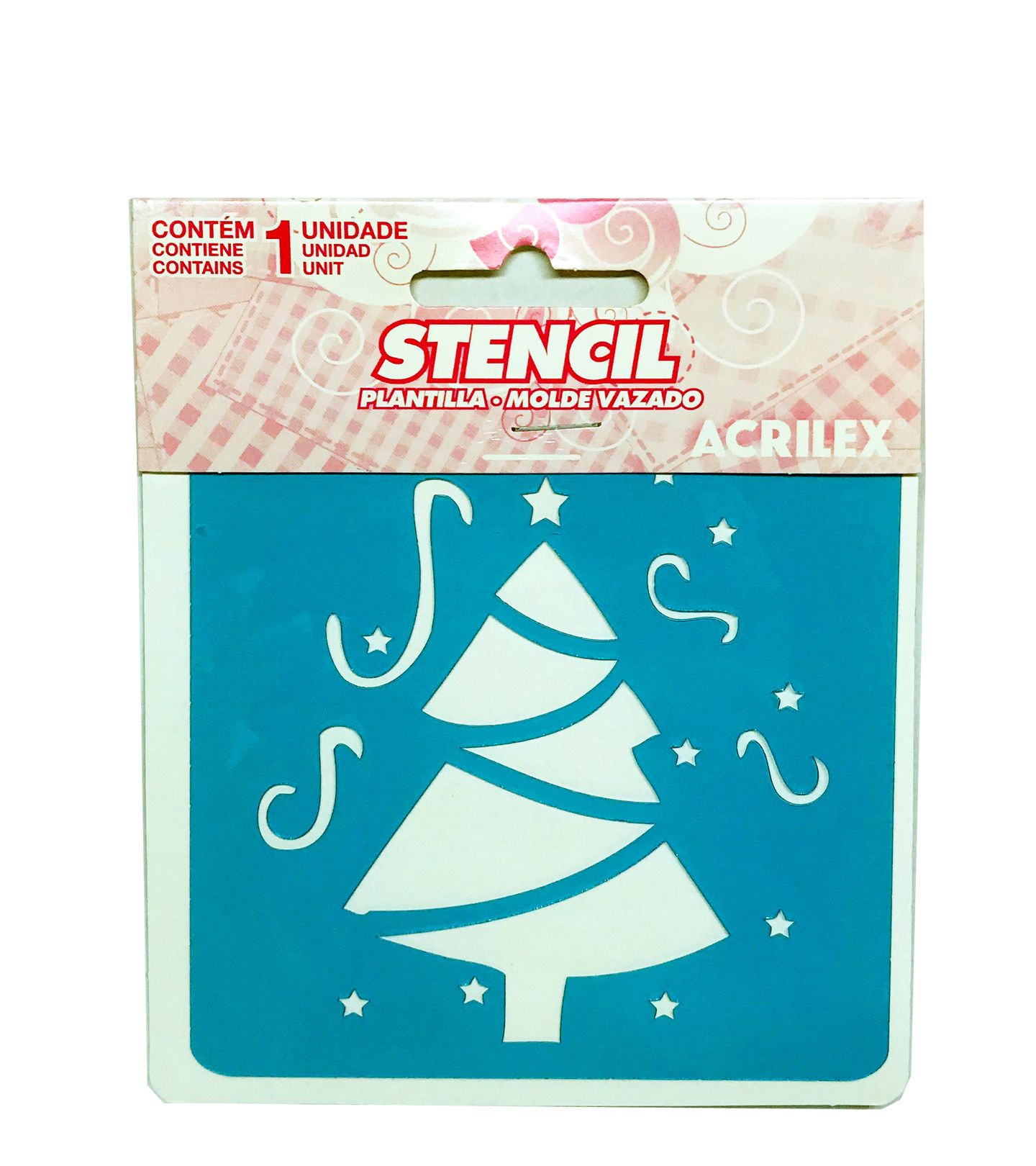 Stencil - Acrilex - 100 mm X 100 mm