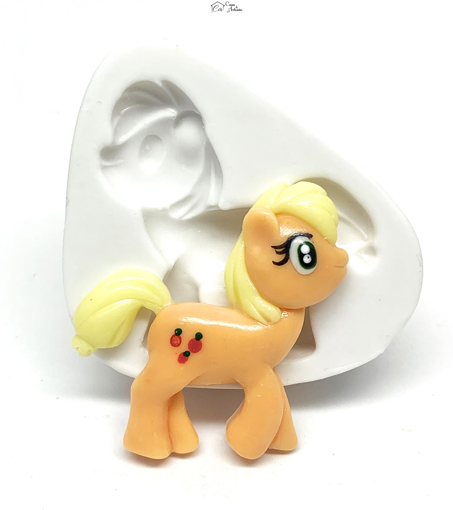Molde de silicone - Meu Pequeno Ponei - Applejack - Grande - P1190