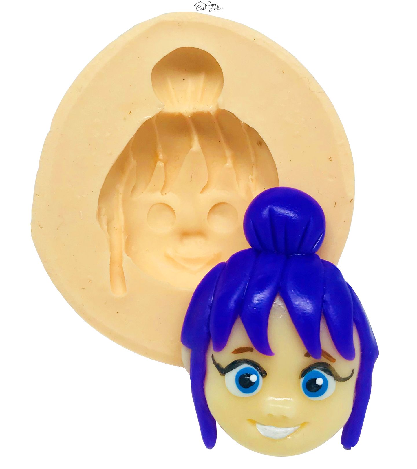 Molde de silicone - Blaze and the Monster Machines - Rosto Gabi - Medio - P479