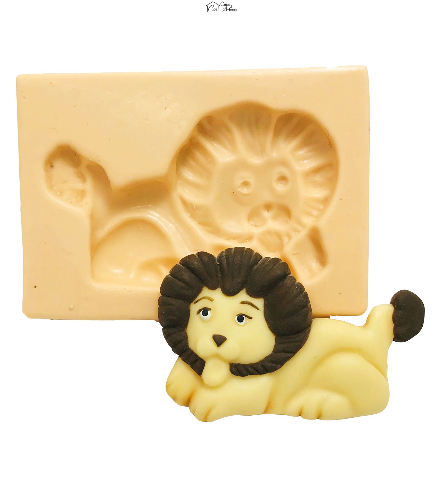 Molde de silicone - Leao - P114
