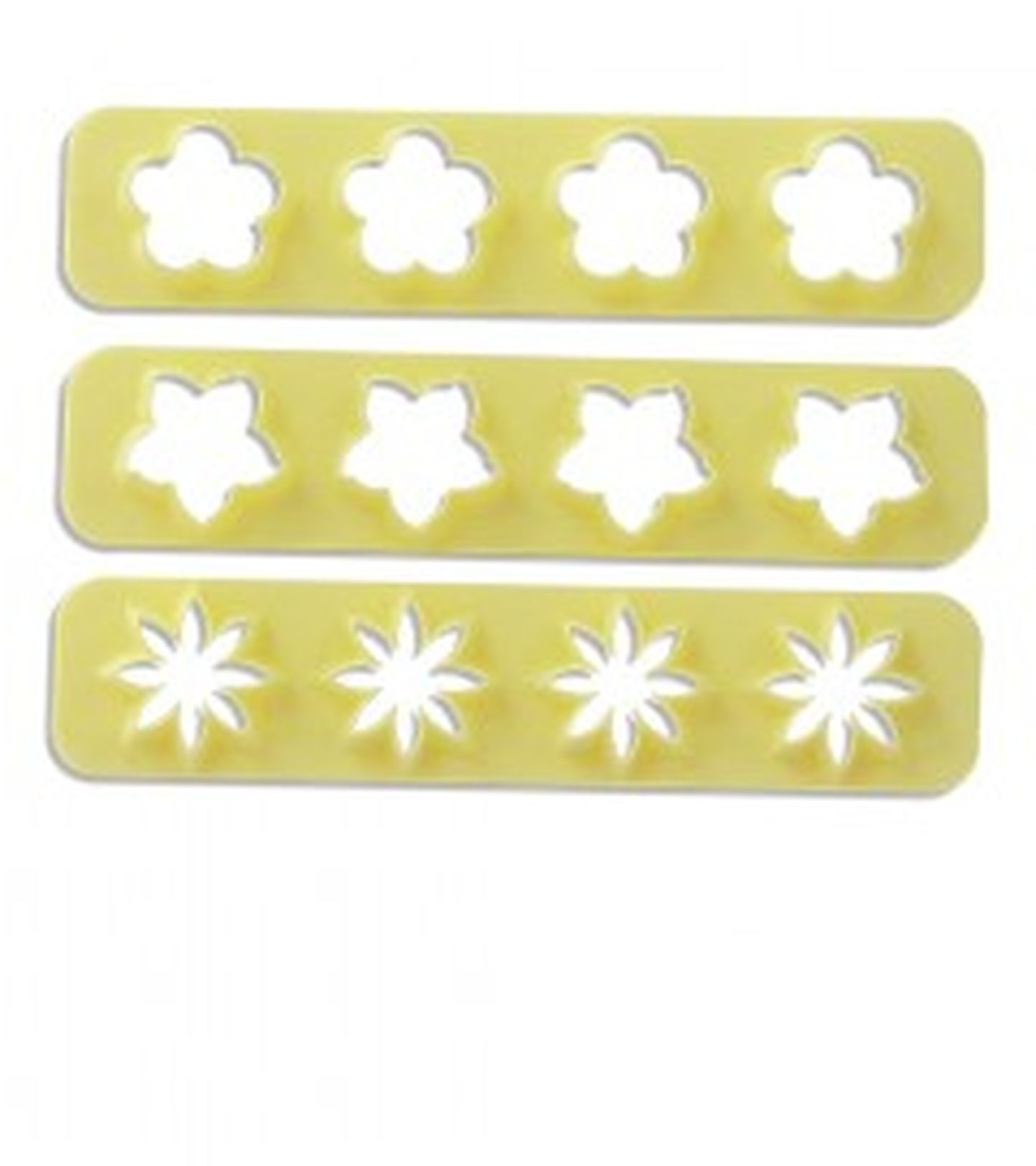 Cortador Blue Star - Kit Reguas Miniaturas 5 - 03 Pç (Flores) - Cod.0693