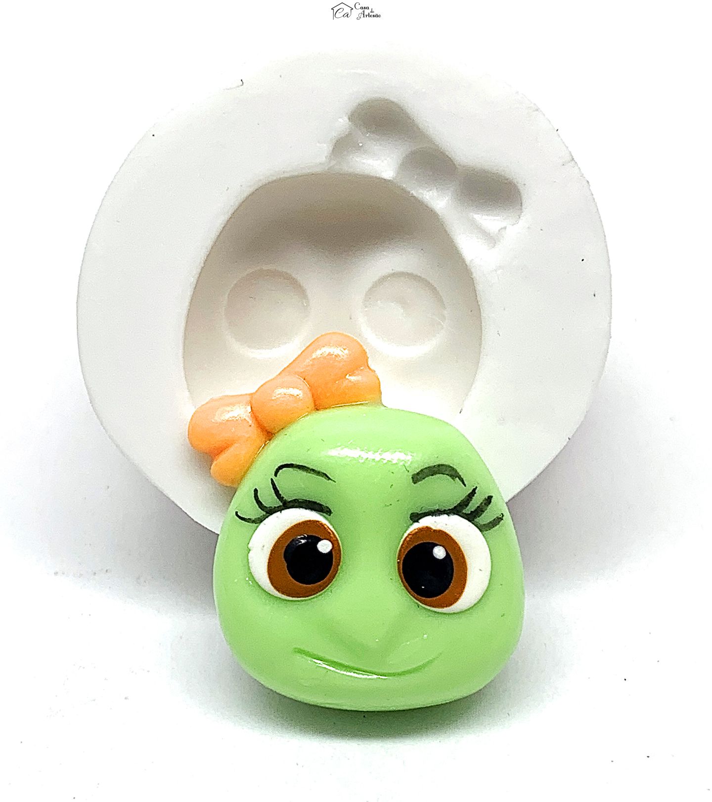 Molde de silicone - Festa de Palavras - Rosto Tilly - Medio - P1192