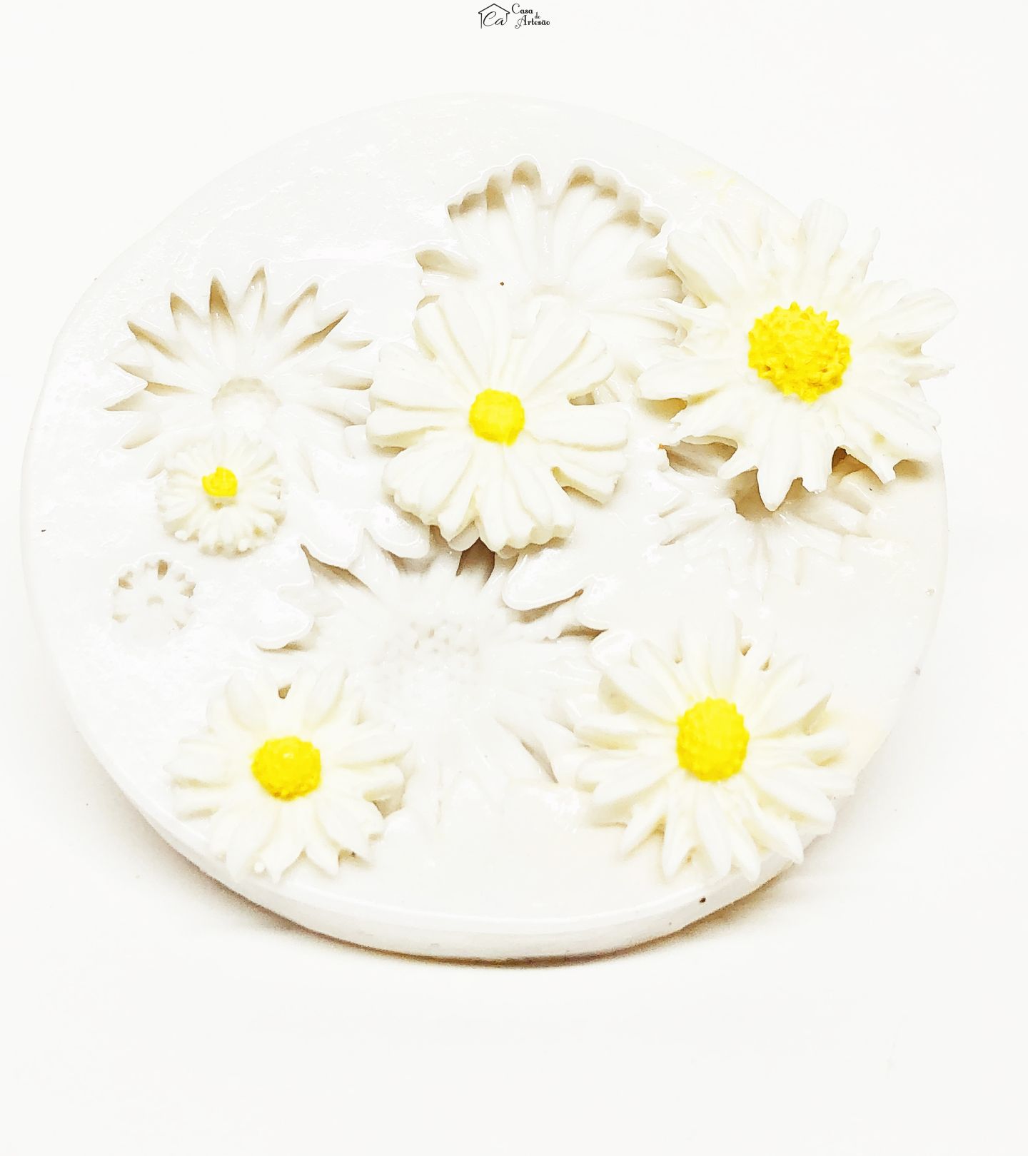 Molde de silicone - Margaridas - 06 Tamanhos - P689