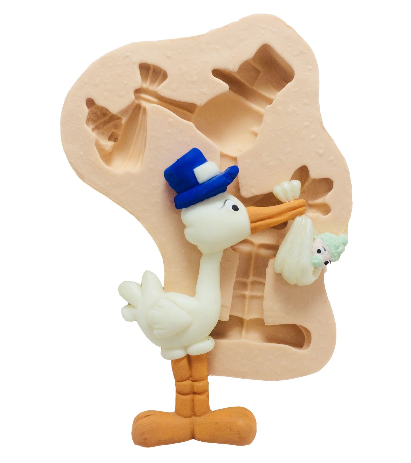 Cegonha com Bebe - P65