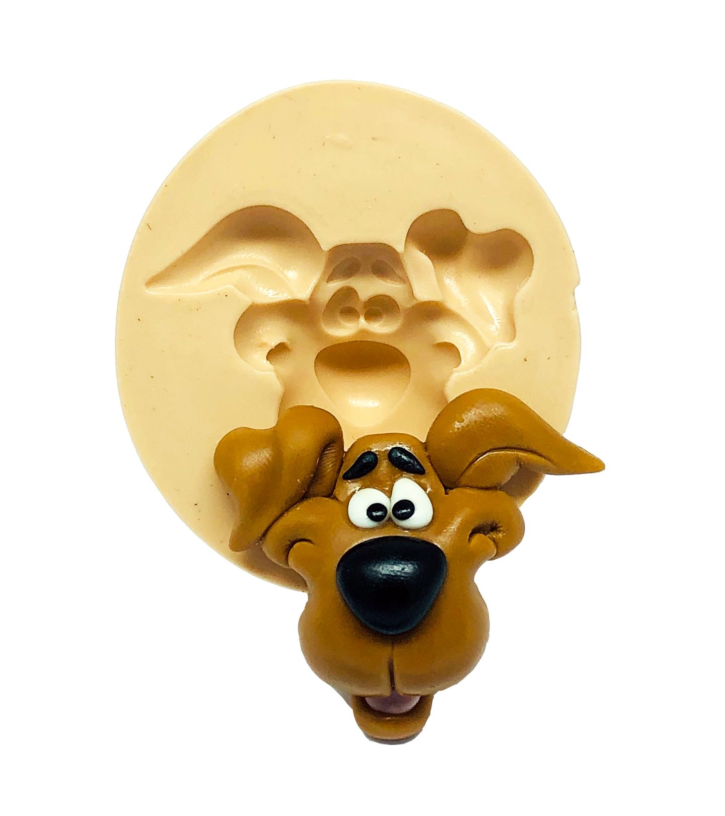 Molde de silicone - Rosto Scooby Doo Baby - Medio - P761