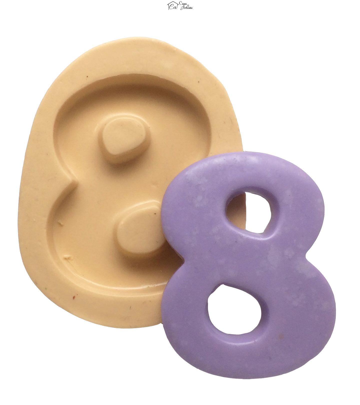 Molde de silicone - Numeros - N.8 - P298