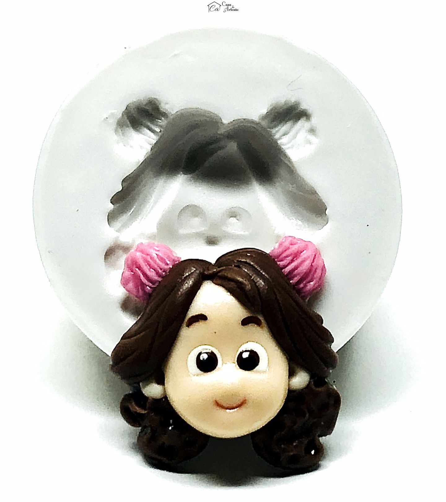 Molde de silicone - Maria Clara e JP - Maria Clara - Pequena - P996