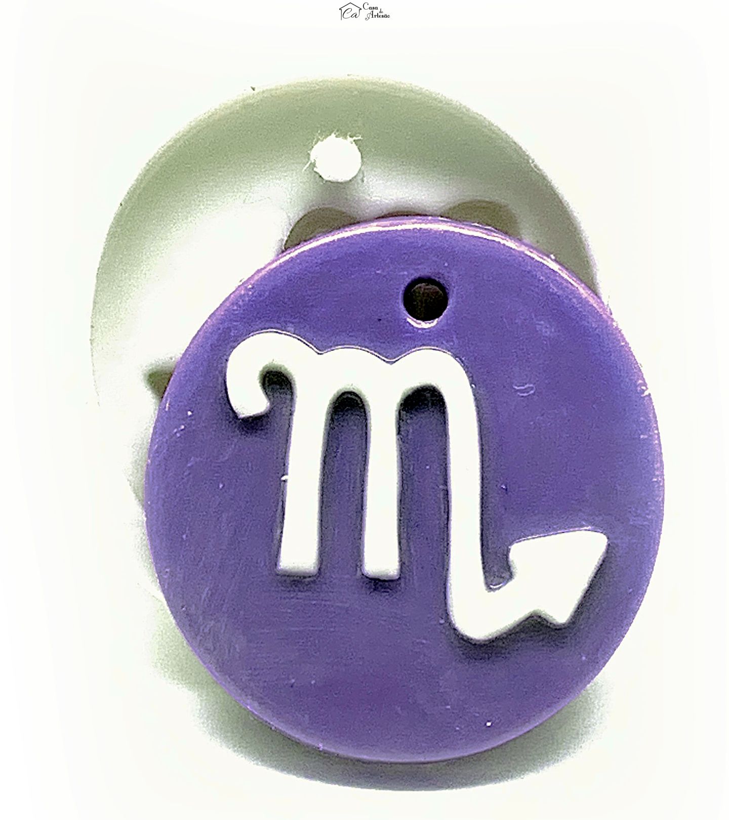 Molde de silicone - Horoscopo - Pingente - Escorpiao - Grande - P1144