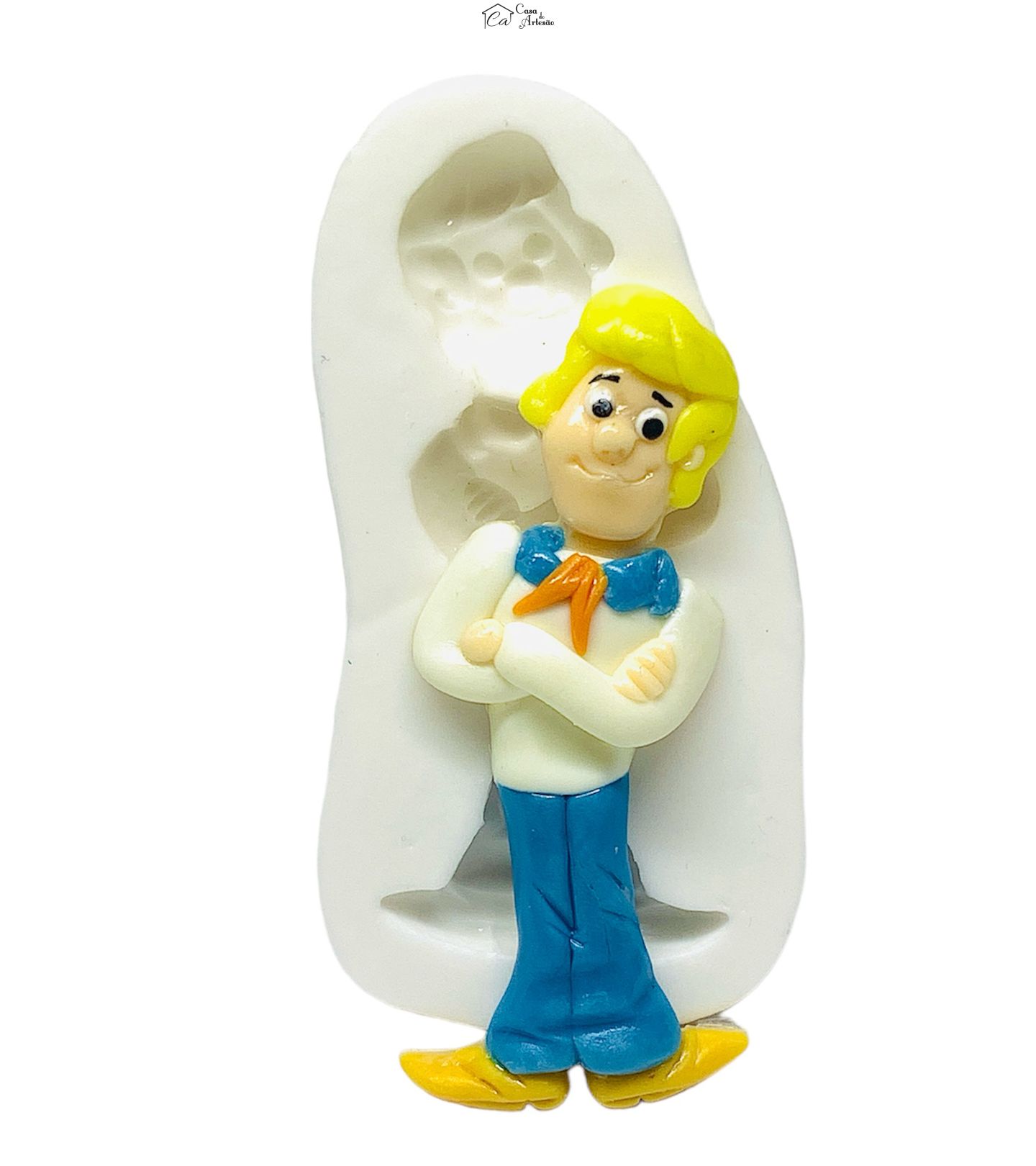 Molde de silicone - Scooby Doo - Fred - Medio - P1231