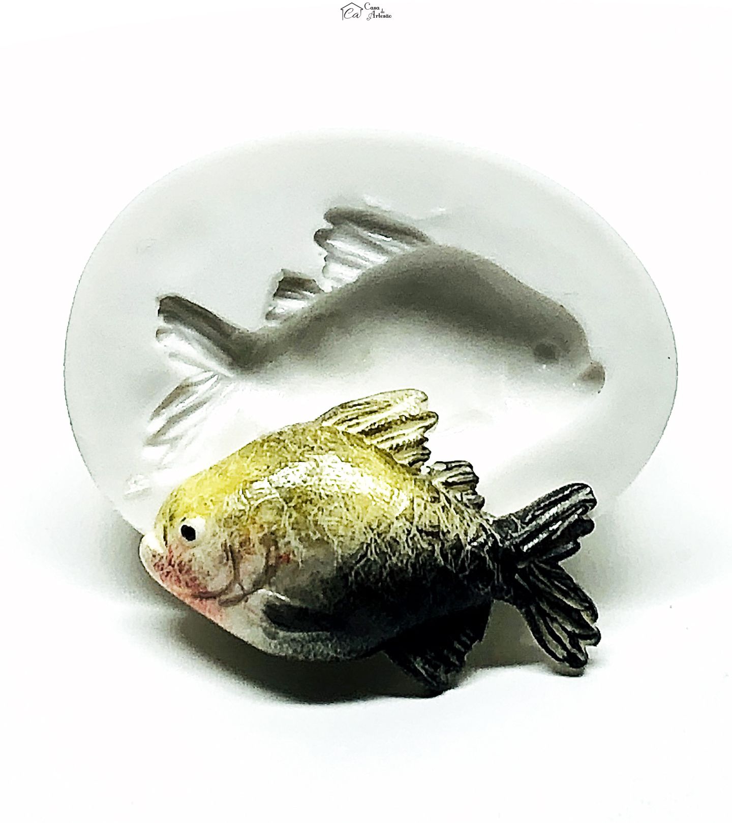 Molde de silicone - Peixe - Tambaqui - Pequeno - P1002