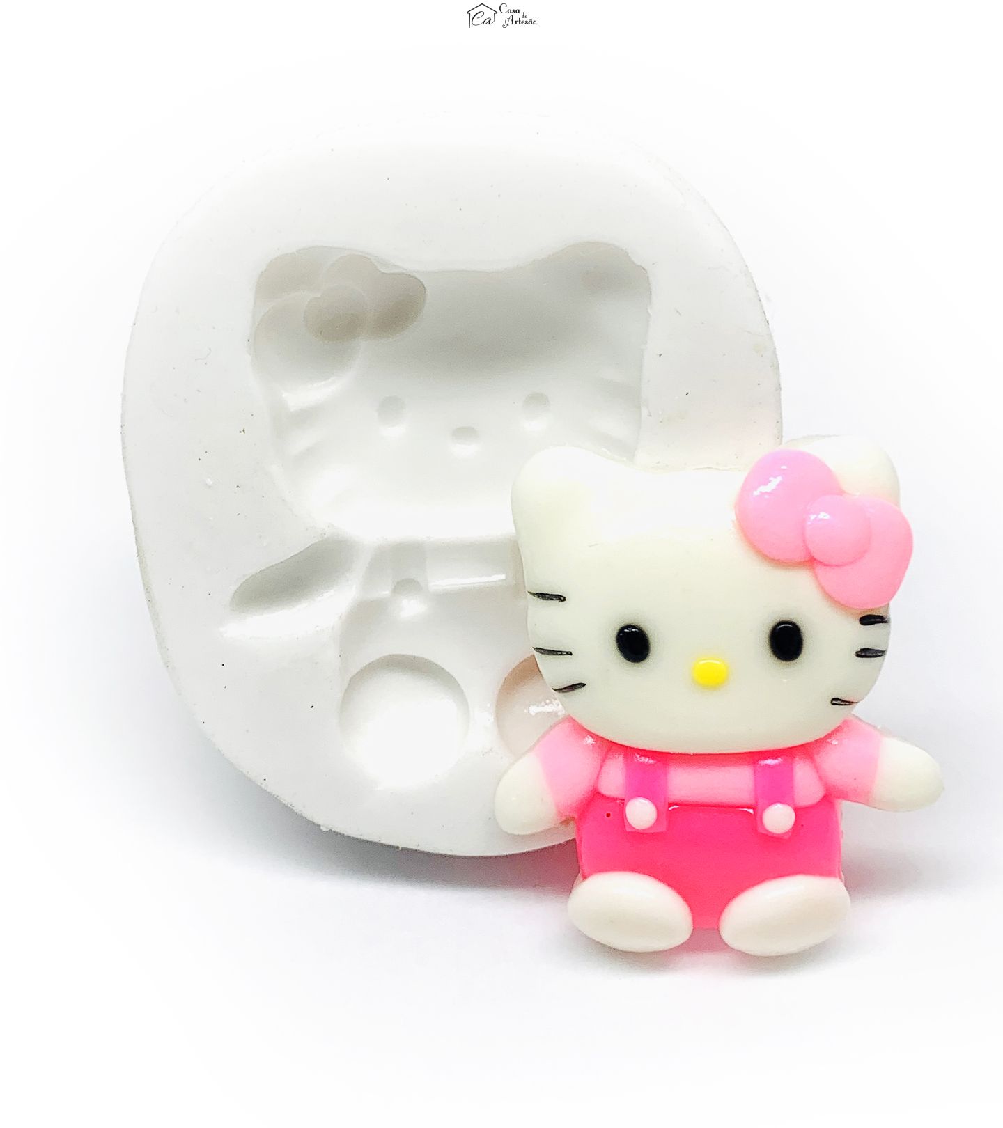 Molde de silicone - Hello Kitty  - Mod.02 - Pequena - P1215