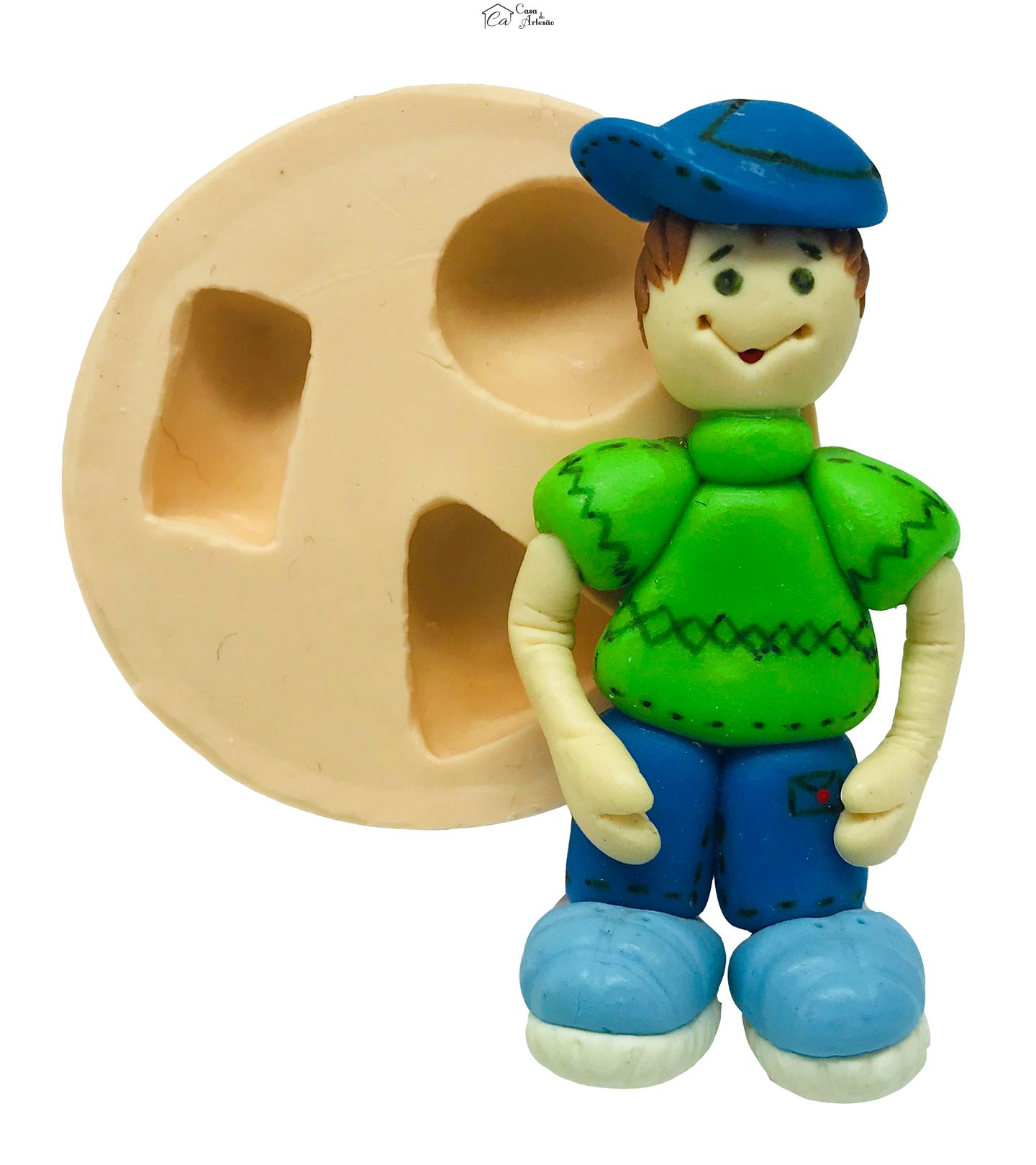Molde de silicone - Menino