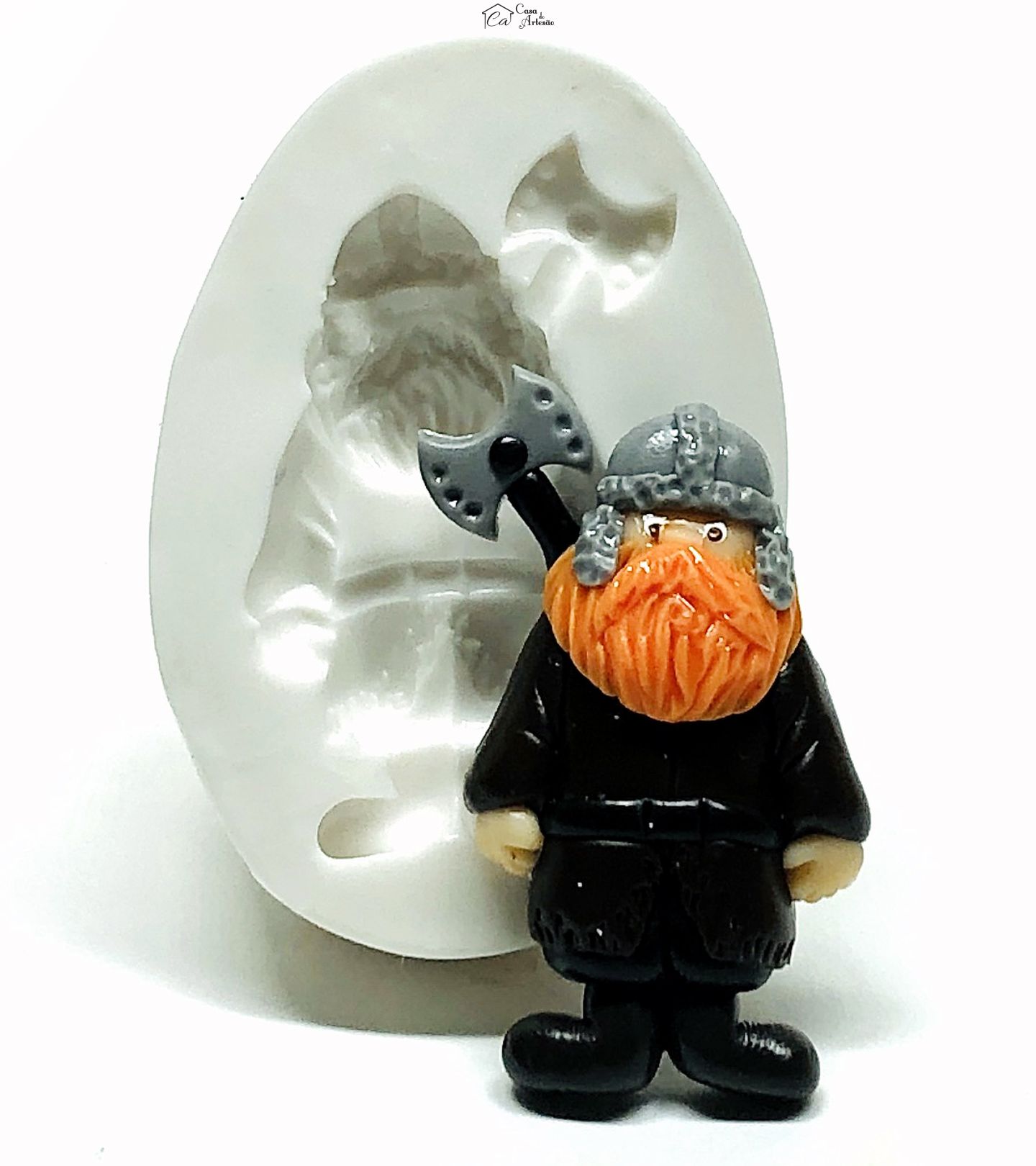 Molde de silicone - Senhor do Aneis - Gimli - Medio - P964