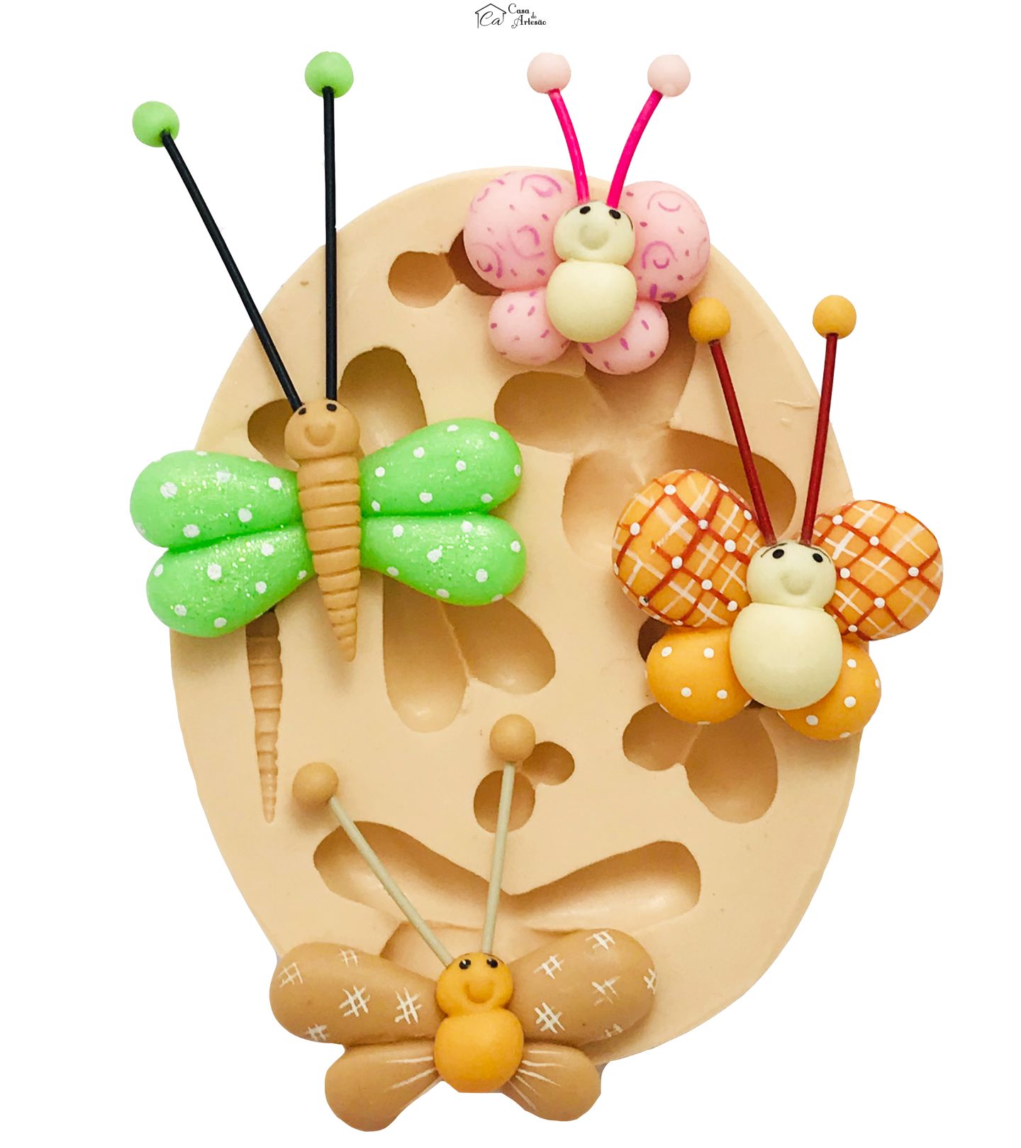 Molde de silicone - Borboletas