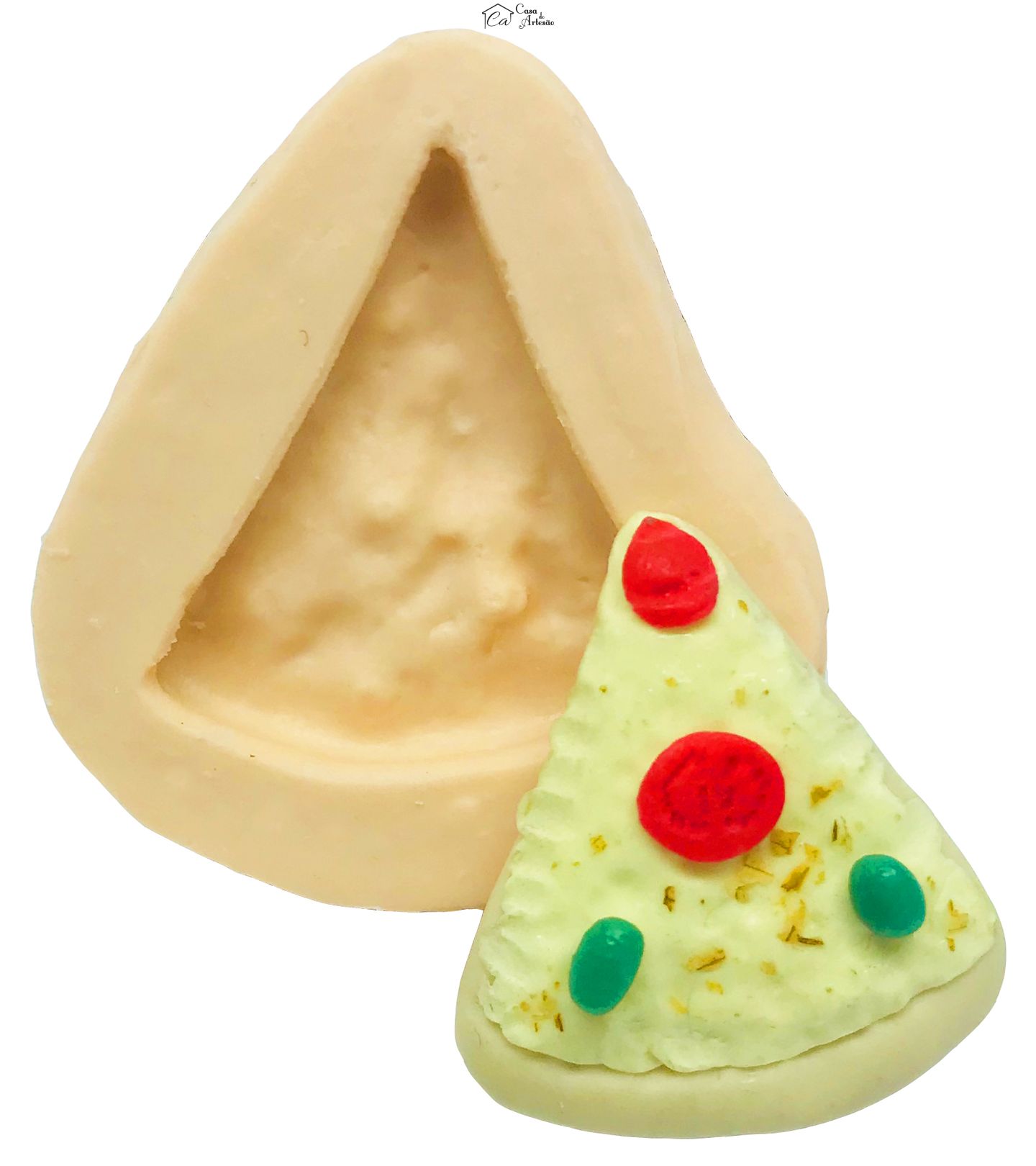 Molde de silicone - Pizza - Pedaço - P13