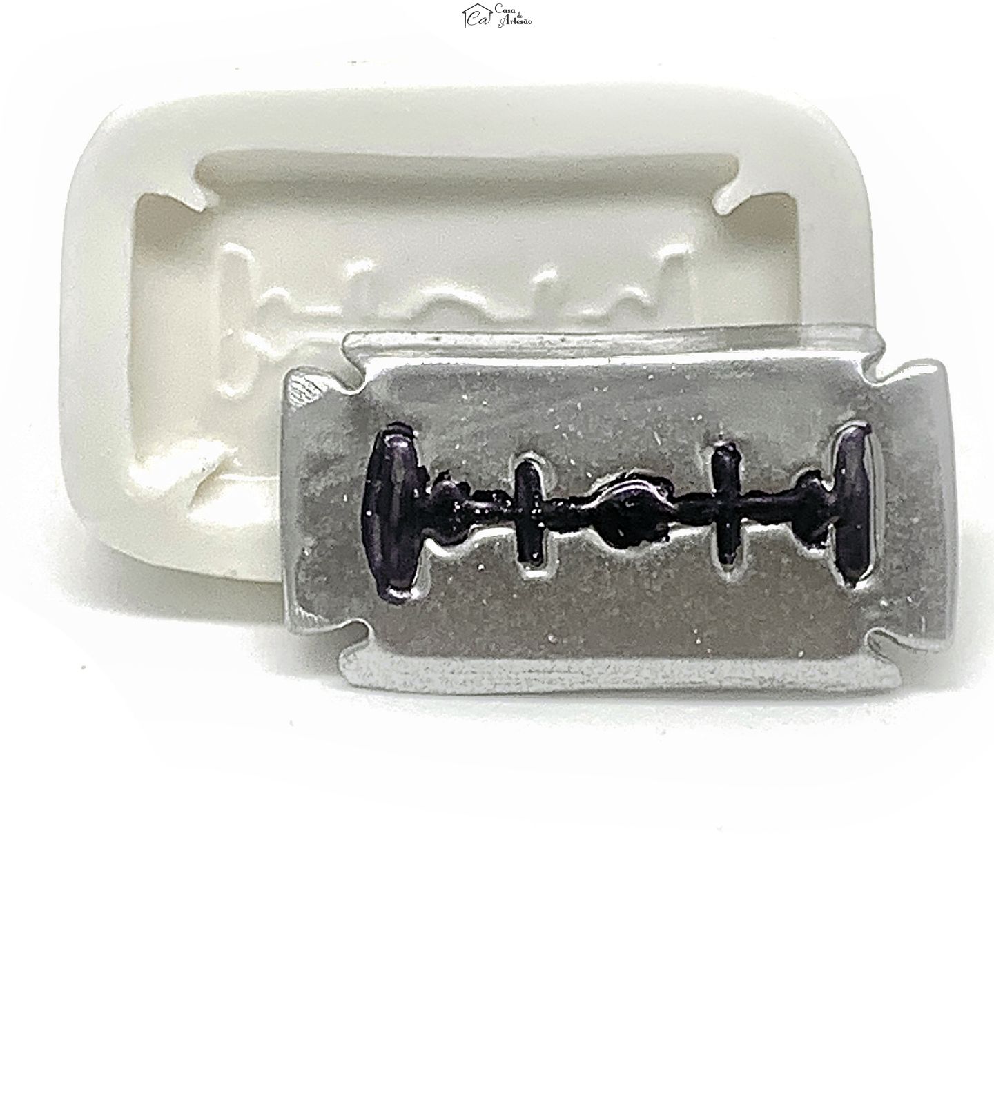 Molde de silicone - Gillete - Lamina - Grande - P1141