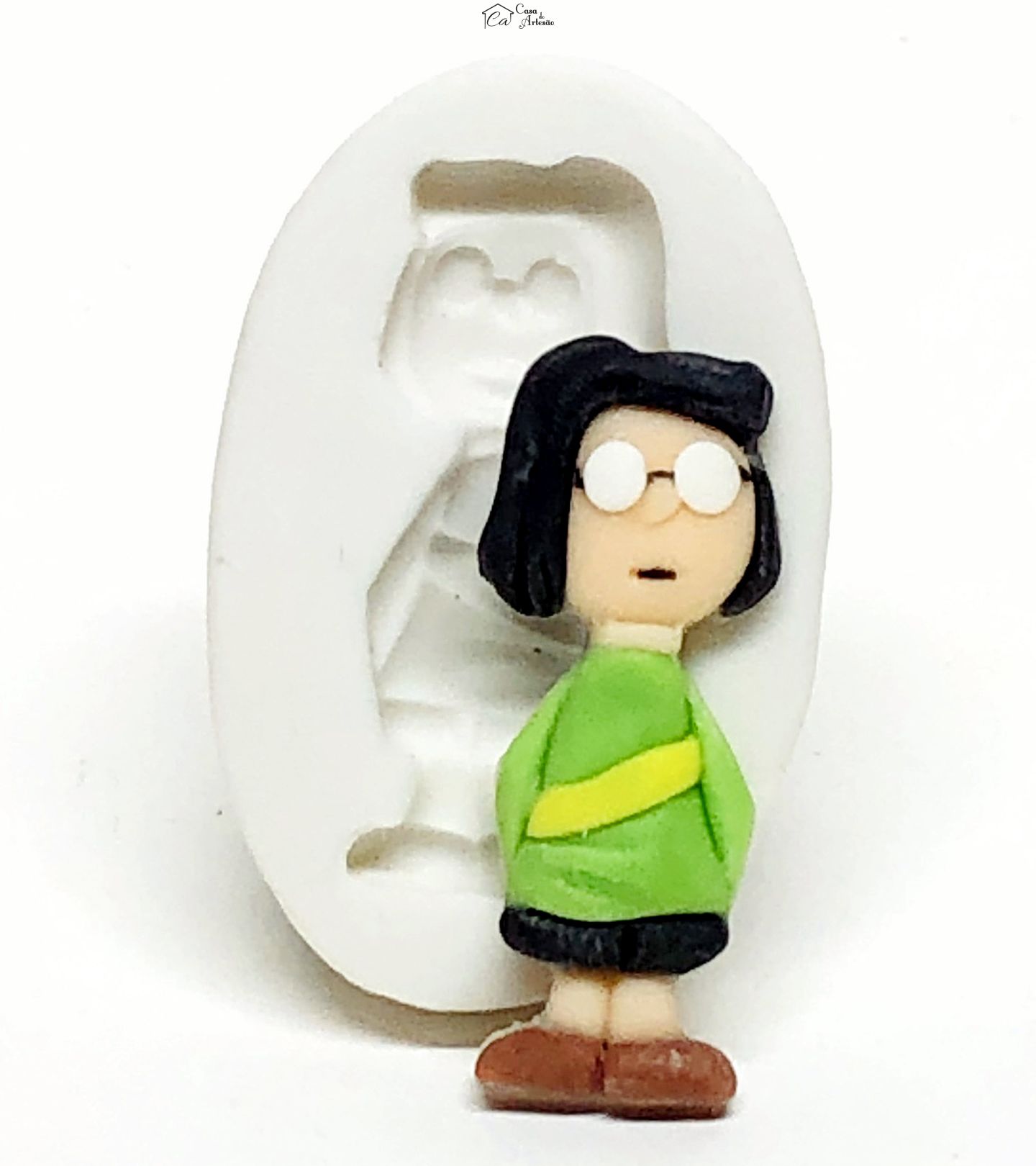 Molde de silicone - Turma do Snoopy - Marcie - Pequena - P1079