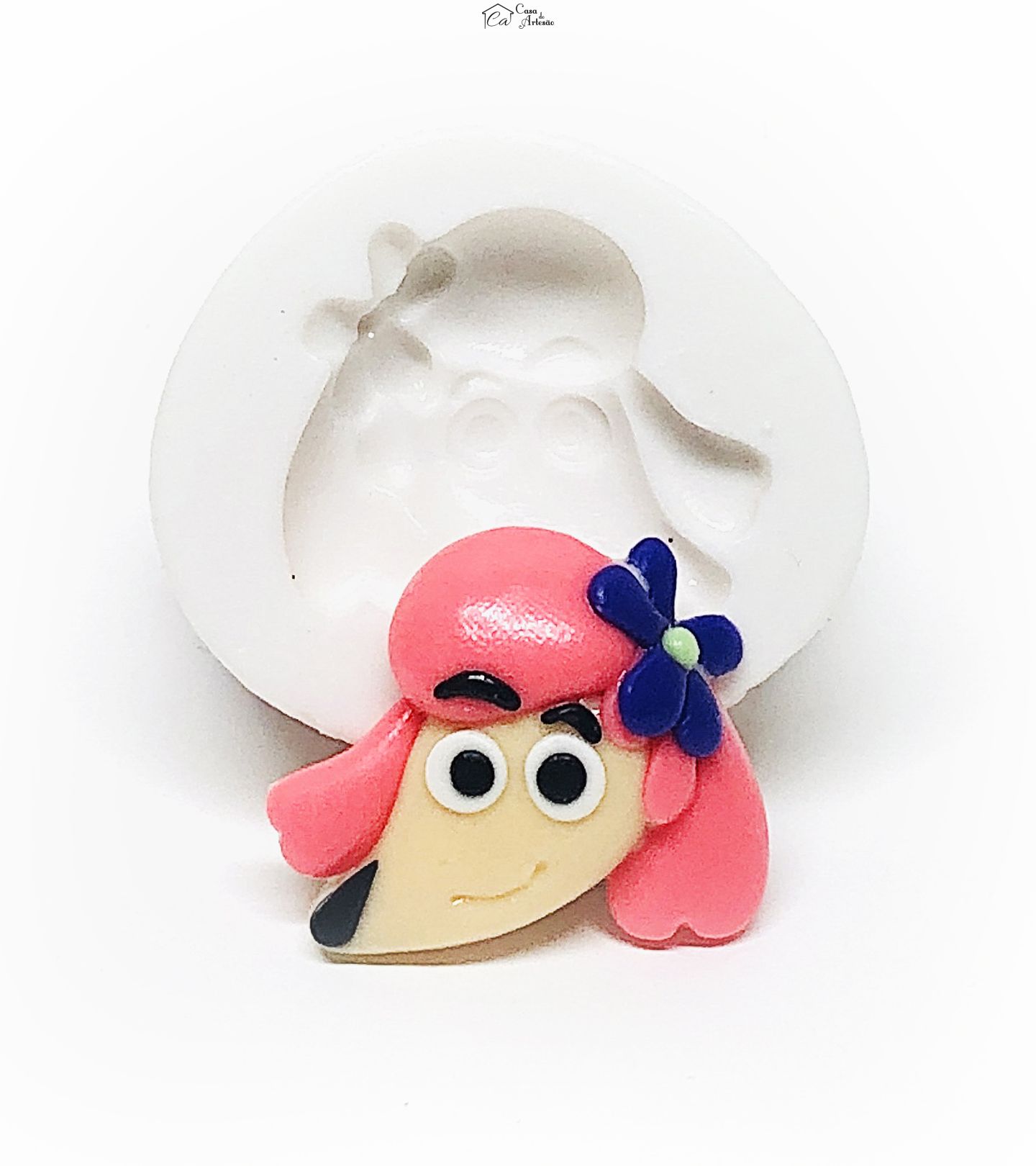 Molde de silicone - Caninopolis - Rosto Luka - Pequeno - P1110