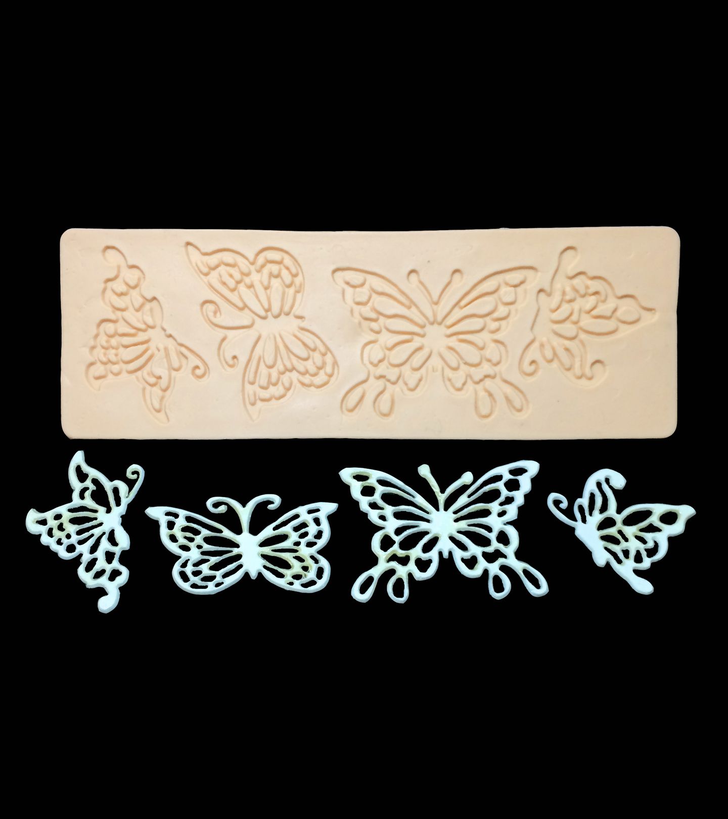 Renda Para Bolo - Borboletas