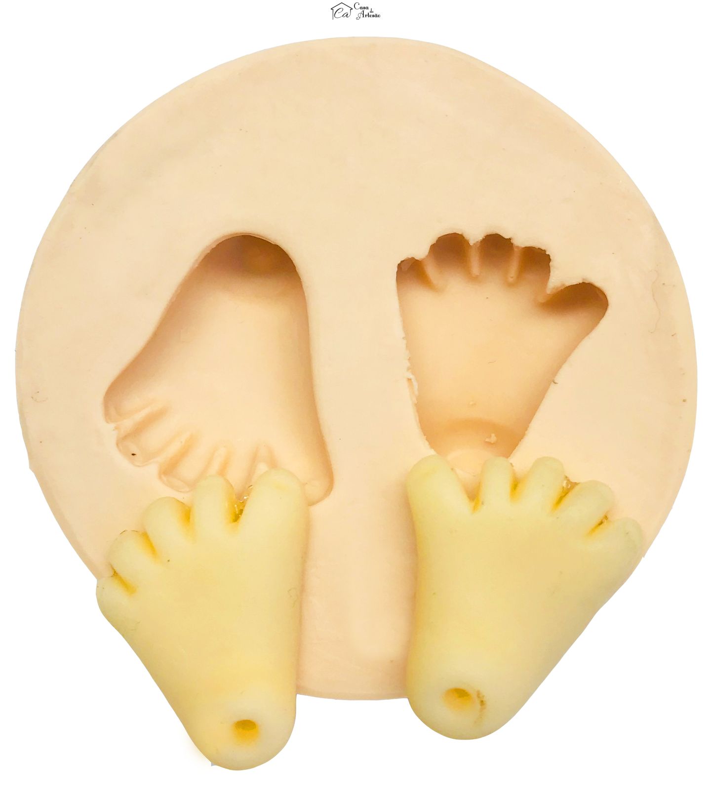 Molde de silicone - Pé Pequeno