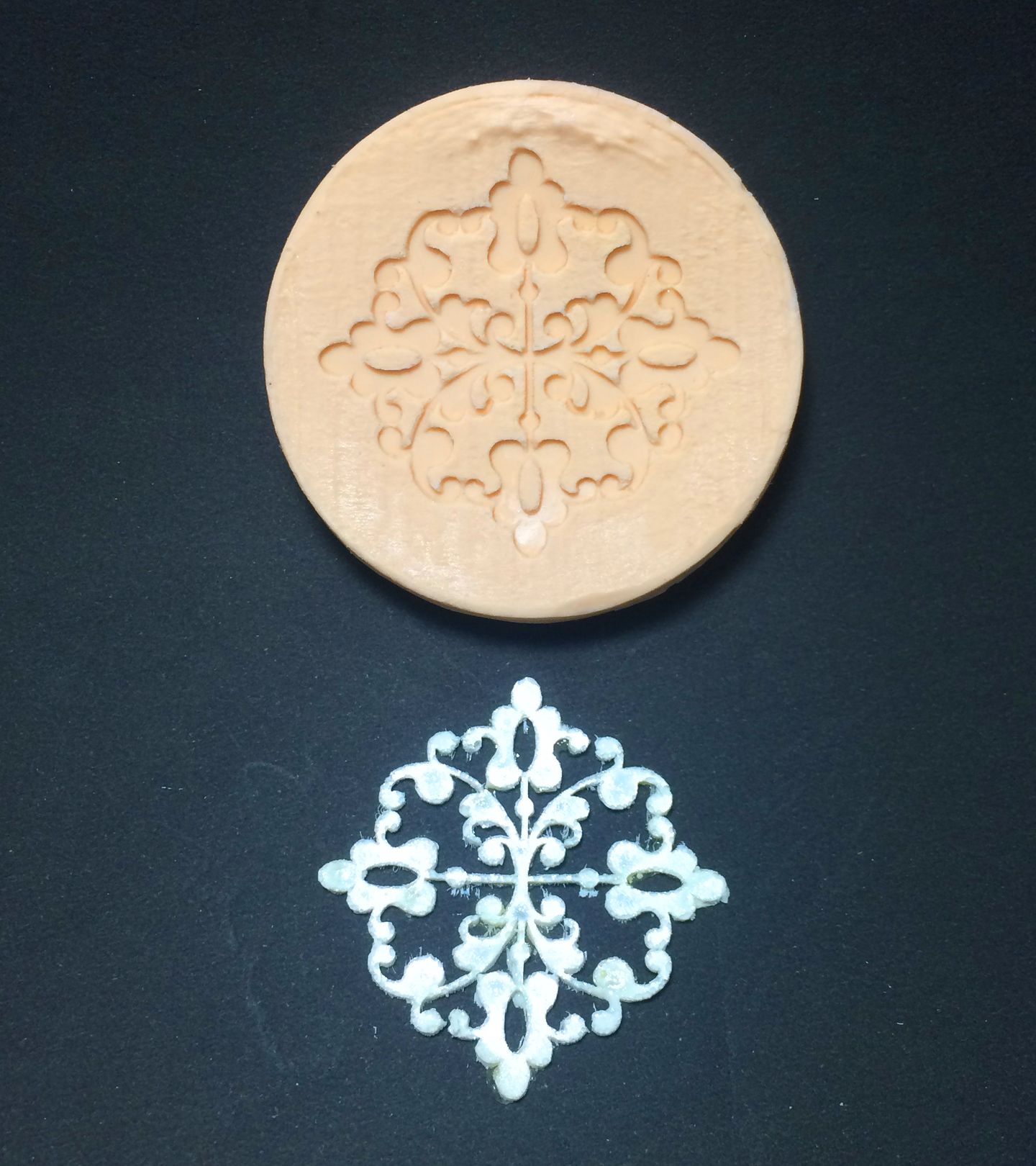 Molde de silicone - Renda Para Bolo - Cupcakes