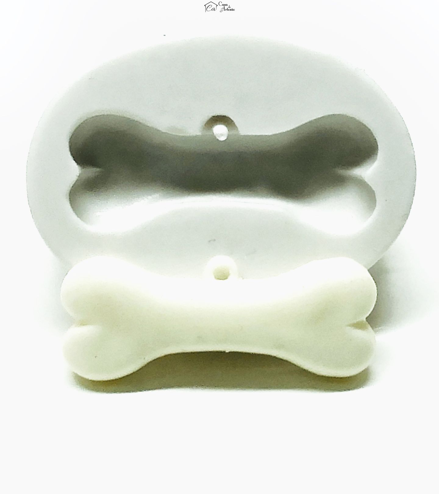 Molde de silicone - Pingente - Osso - Grande - P1046