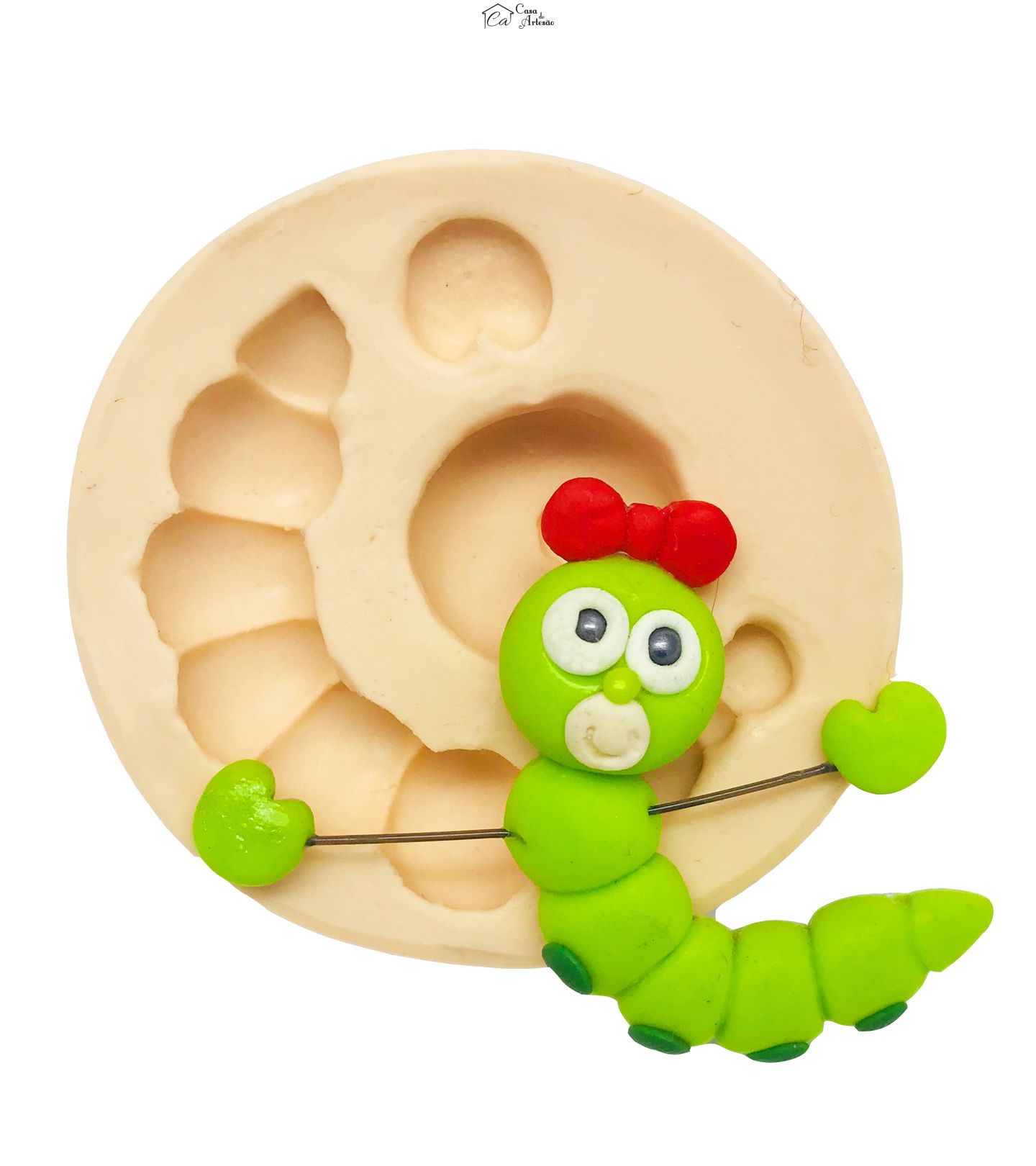 Molde de silicone - Centopeia